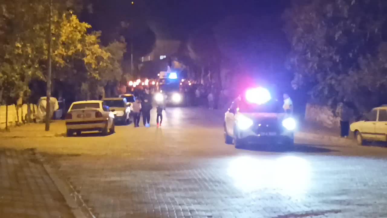 Karacasu'da geceyi Cumhuriyet coşkusu aydınlattı