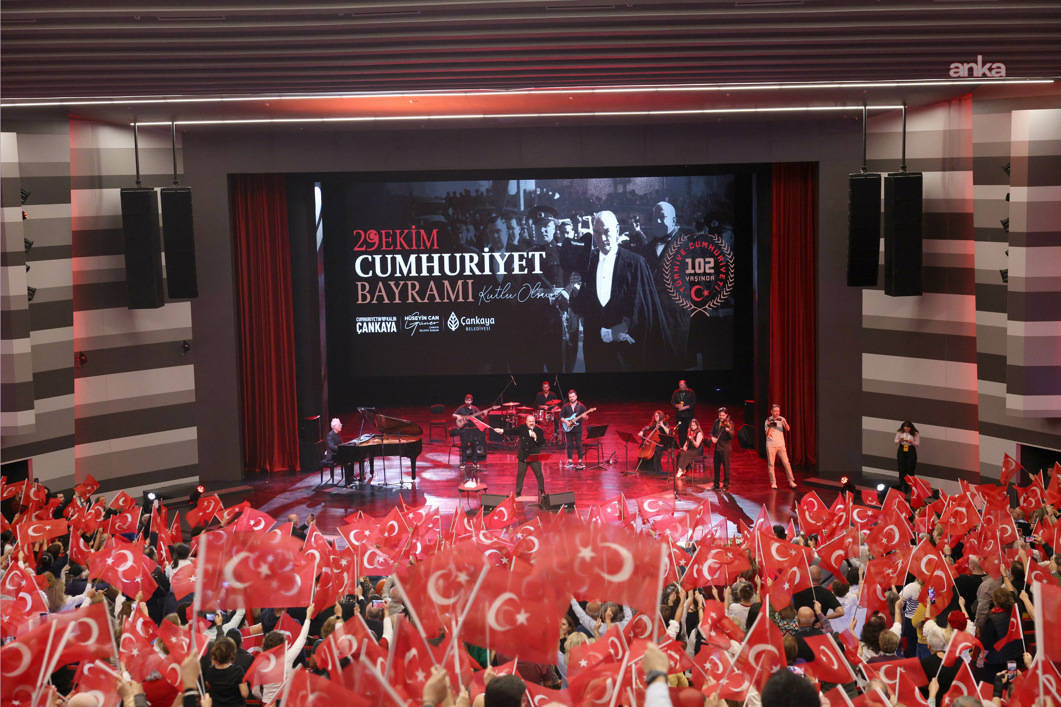 Çankaya'da Cumhuriyet Bayramı sanat dolu etkinliklerle kutlandı
