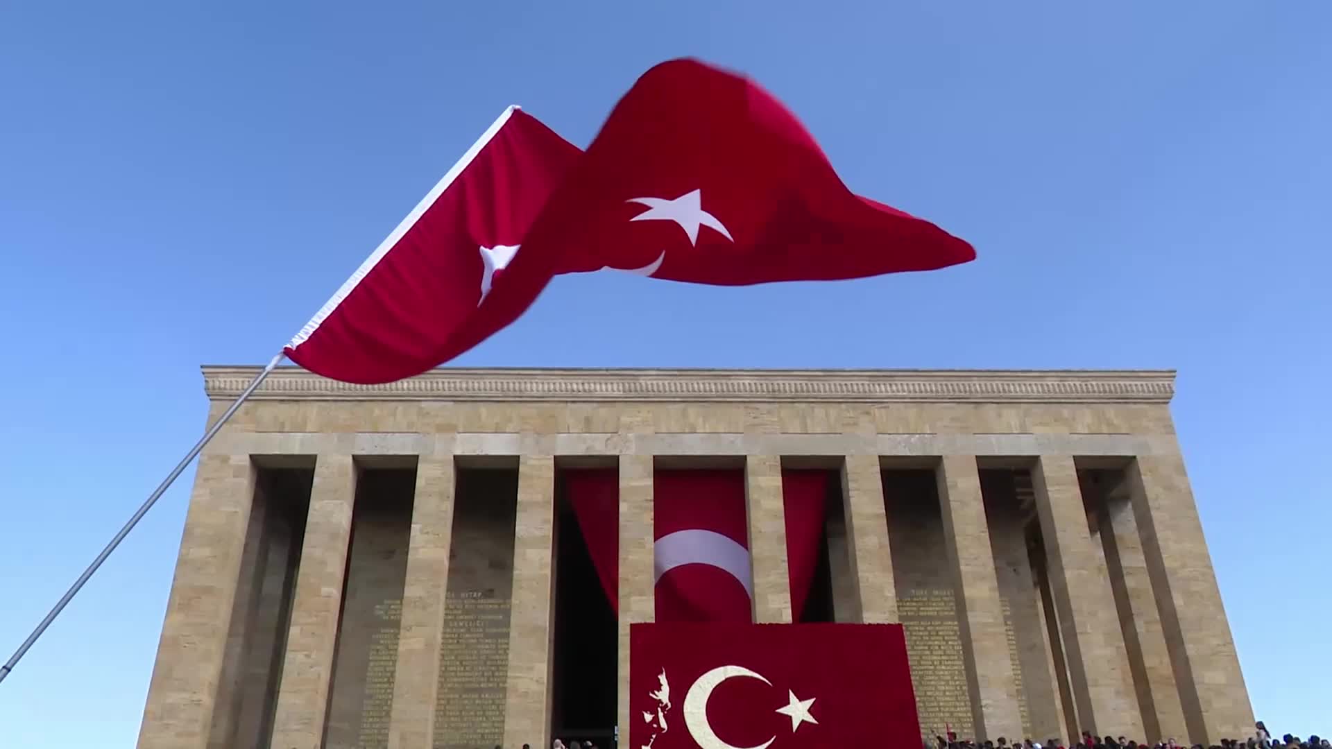 29 Ekim Cumhuriyet Bayramı'nda Anıtkabir'i 1 milyon 125 bin 311 kişi ziyaret etti
