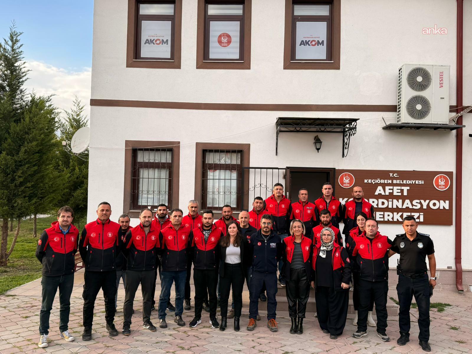Keçiören Belediyesi’nin KEÇ-TİM ekibine AFAD akreditasyon eğitimi verildi