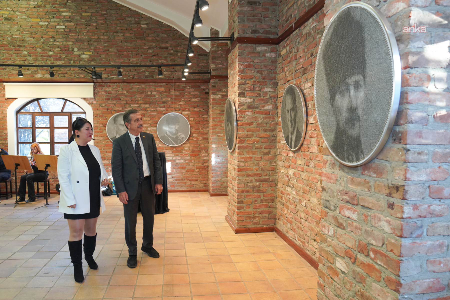 Tepebaşı’nda “String Art Atatürk Sergisi” sanatseverlerin beğenisine sunuldu