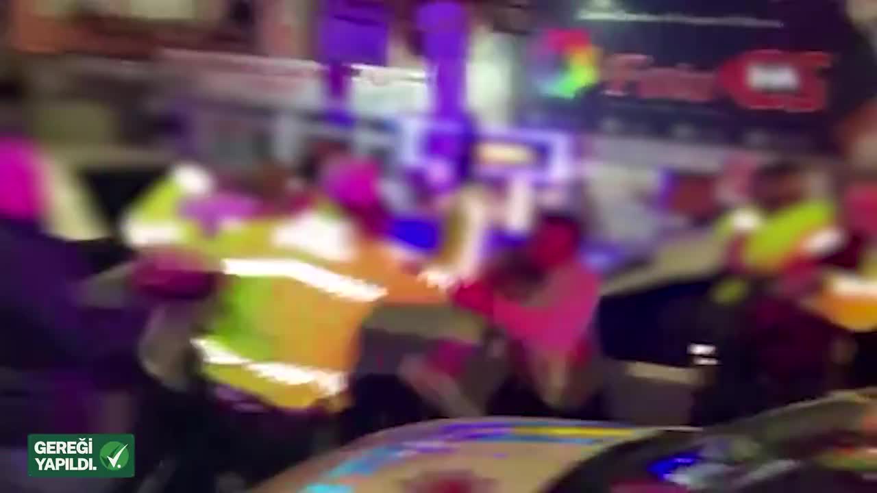Aksaray'da alkollü araç kullanarak kaza yapmasının ardından polise saldıran üç kişi tutuklandı