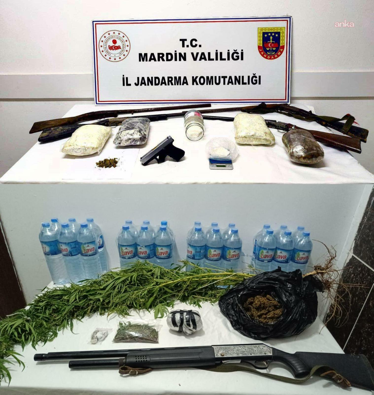 Mardin’deki operasyonda 7 kilogram uyuşturucu ele geçirildi
