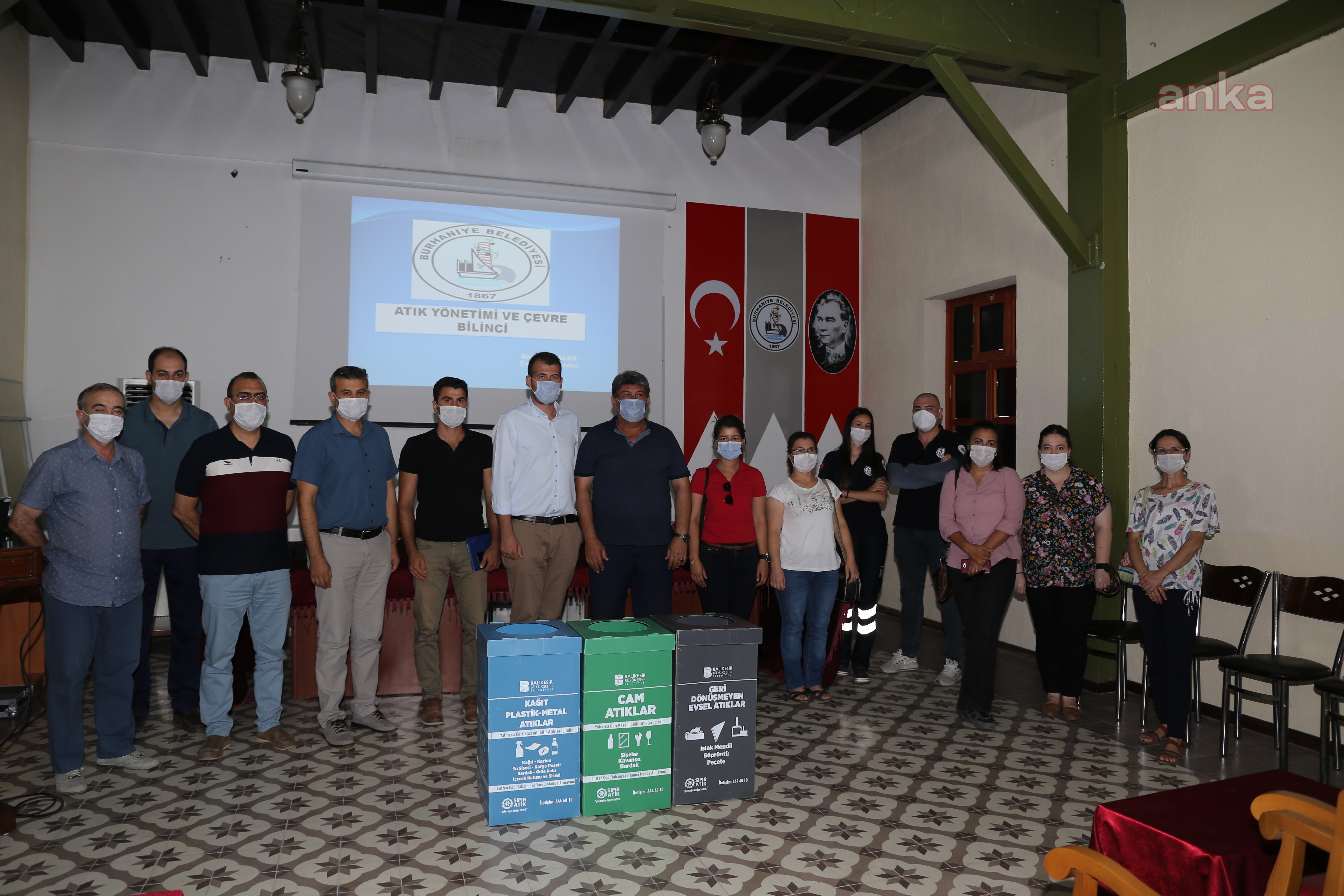 BURHANİYE BELEDİYESİ “SIFIR ATIK BELGESİ”Nİ ALDI