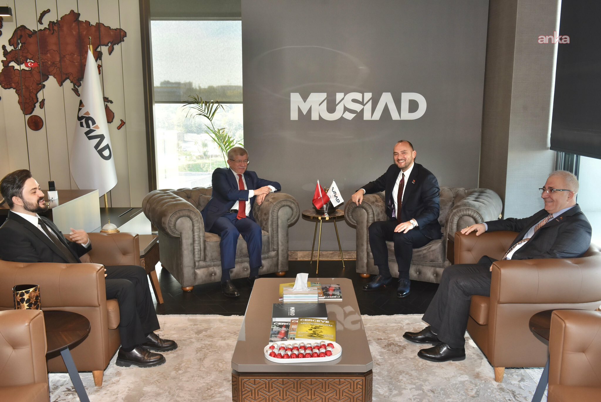 Gelecek Partisi heyetinden MÜSİAD’a ziyaret