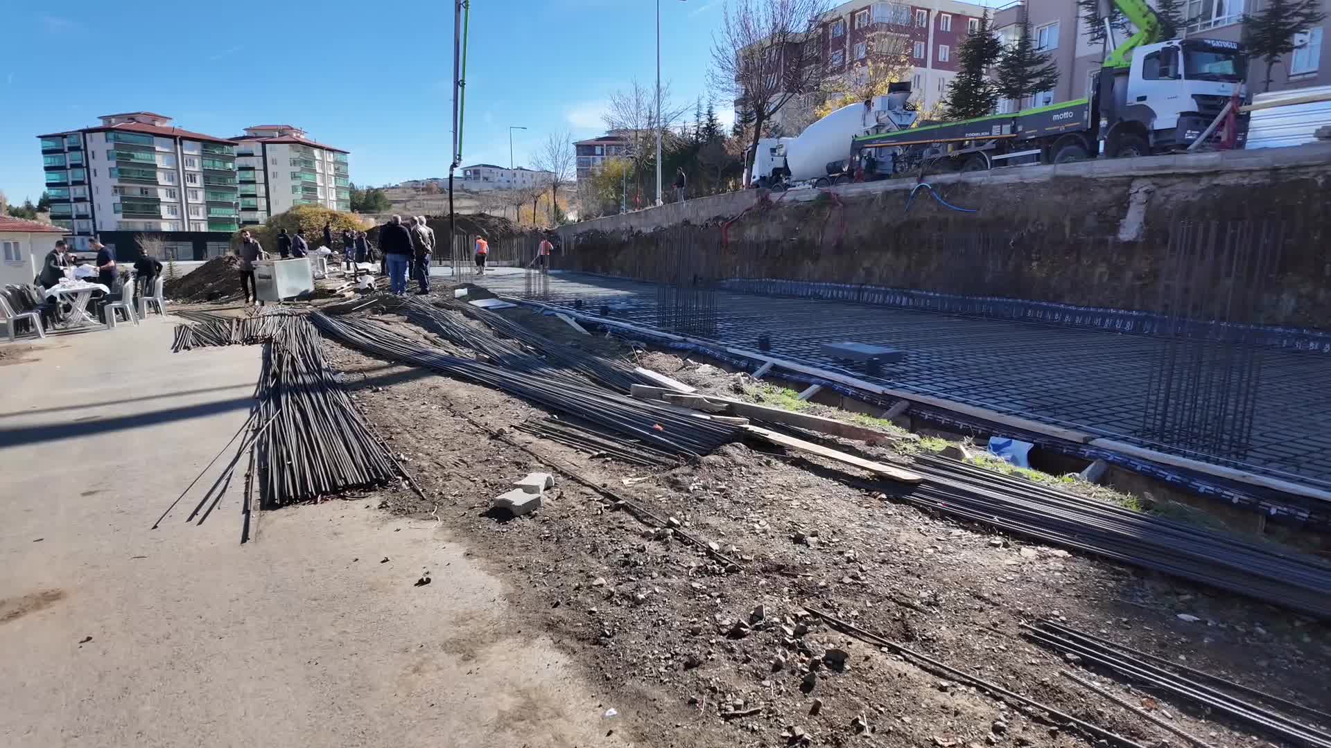 Yozgat’ta Bahçeşehir Mahallesi İş Merkezi binasının temeli atıldı