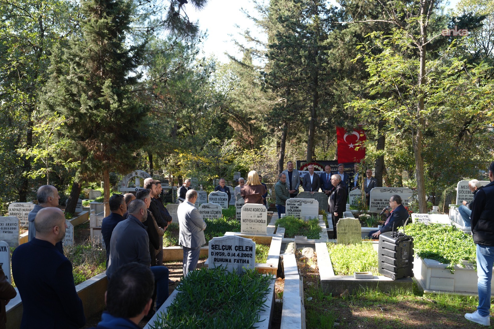 Kuvayımilliye kahramanı "Kartallı Kazım" mezarı başında anıldı