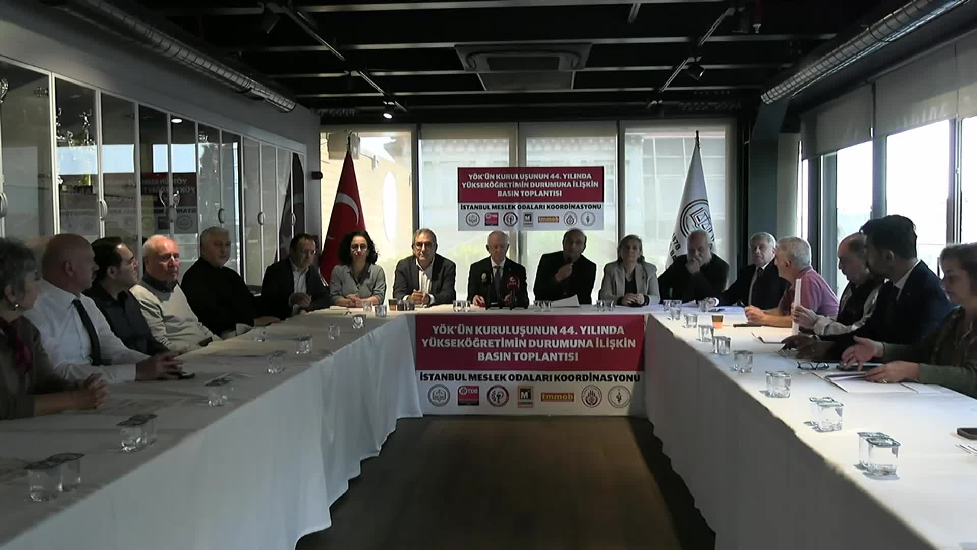 İstanbul Meslek Odaları Koordinasyonu:  YÖK, Adalet ve Kalkınma Partisi’nin elinde bir sopa olarak kullanılıyor