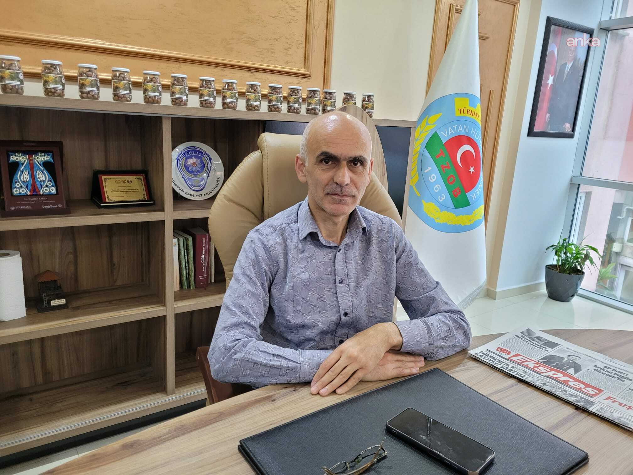 Giresun Ziraat Odası Başkanı Karan: TMO, fındık alım fiyatını piyasa koşullarına göre güncellemelidir
