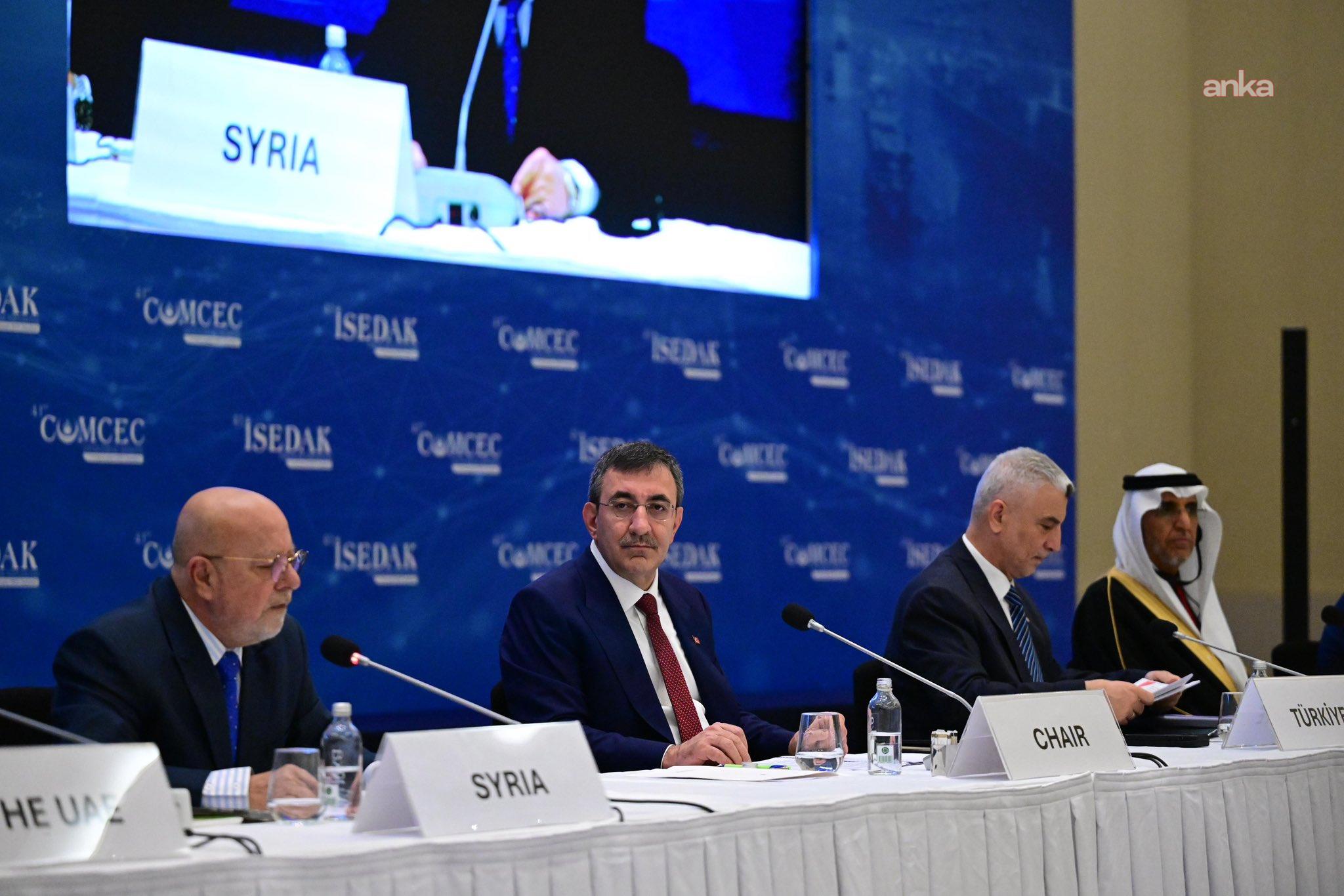 Cumhurbaşkanı Yardımcısı Yılmaz: "Suriye'nin istikrar ve refahına katkı sunmaya devam edeceğiz"