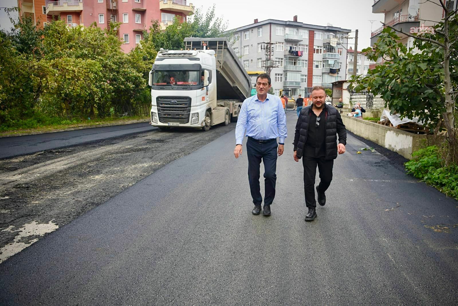 Giresun Belediyesi, asfalt çalışmalarını sürdürüyor