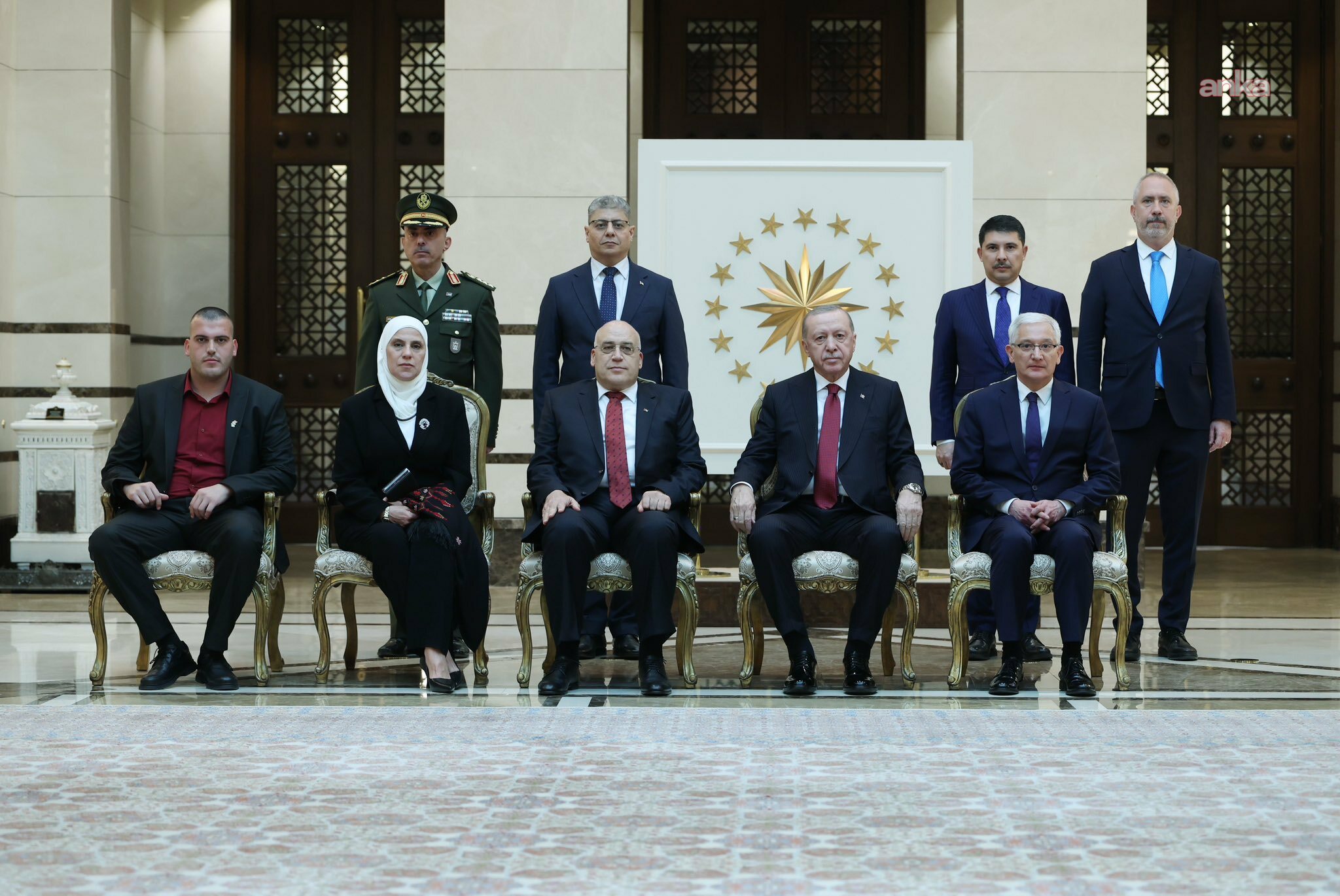Beş ülkenin büyükelçisi Cumhurbaşkanı Erdoğan'a güven mektuplarını sundu