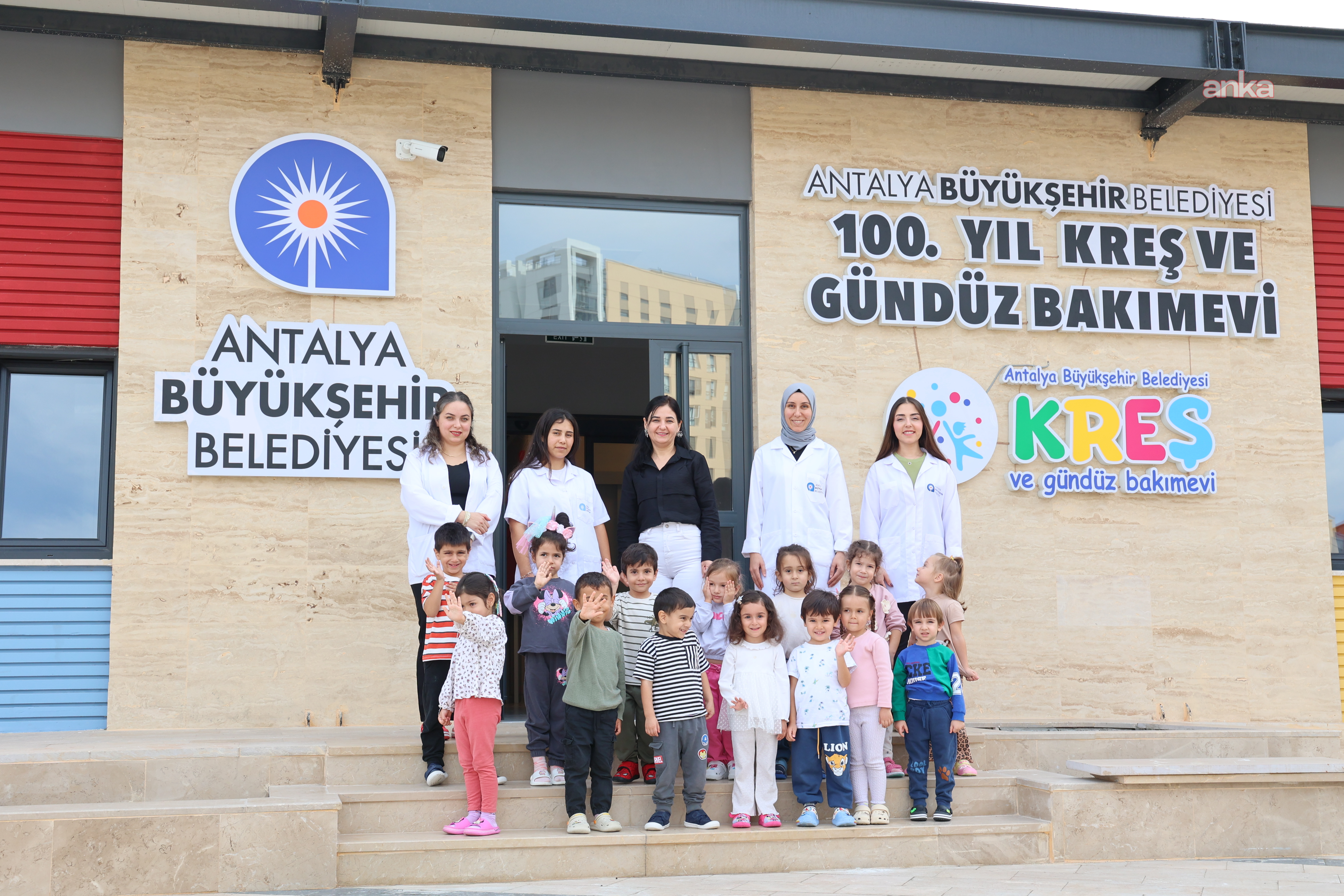 Antalya Büyükşehir Belediyesi, Kepez Santral Mahallesi'nde 100. Yıl kreşini hizmete açtı