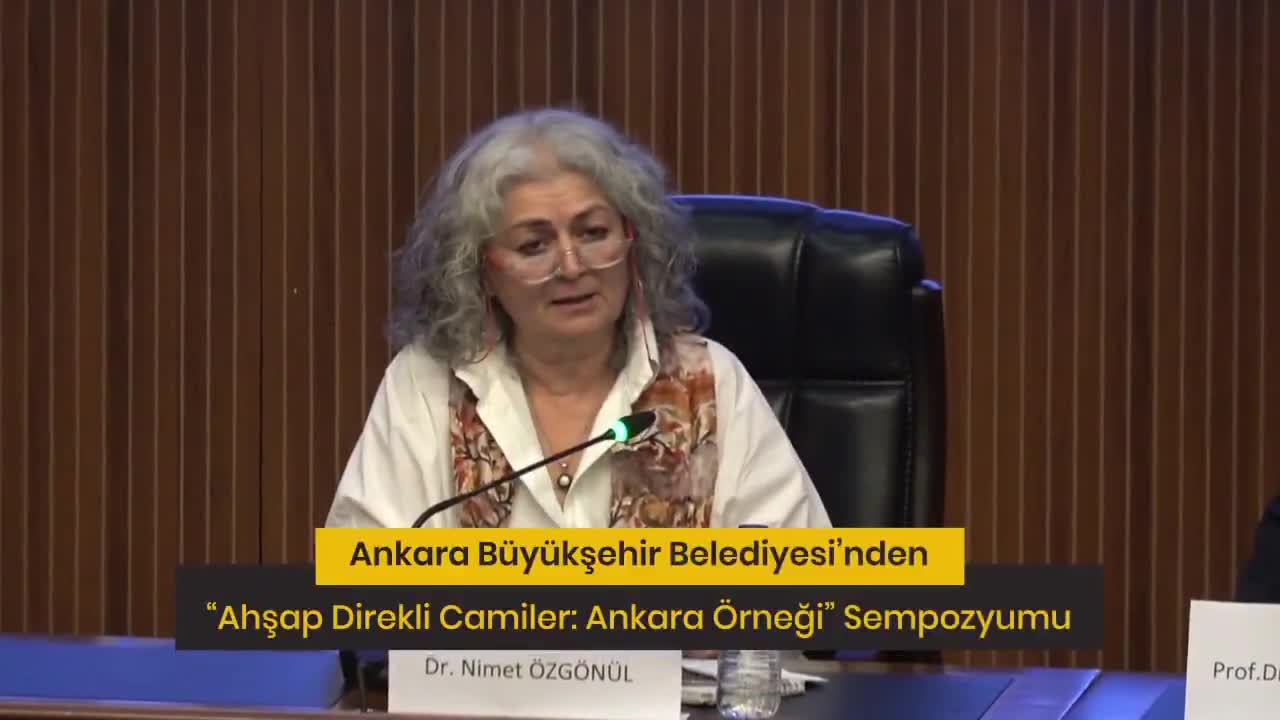 Ankara Büyükşehir Belediyesi, “Ahşap Direkli Camiler Sempozyumu: Ankara Örneği” programına ev sahipliği yaptı