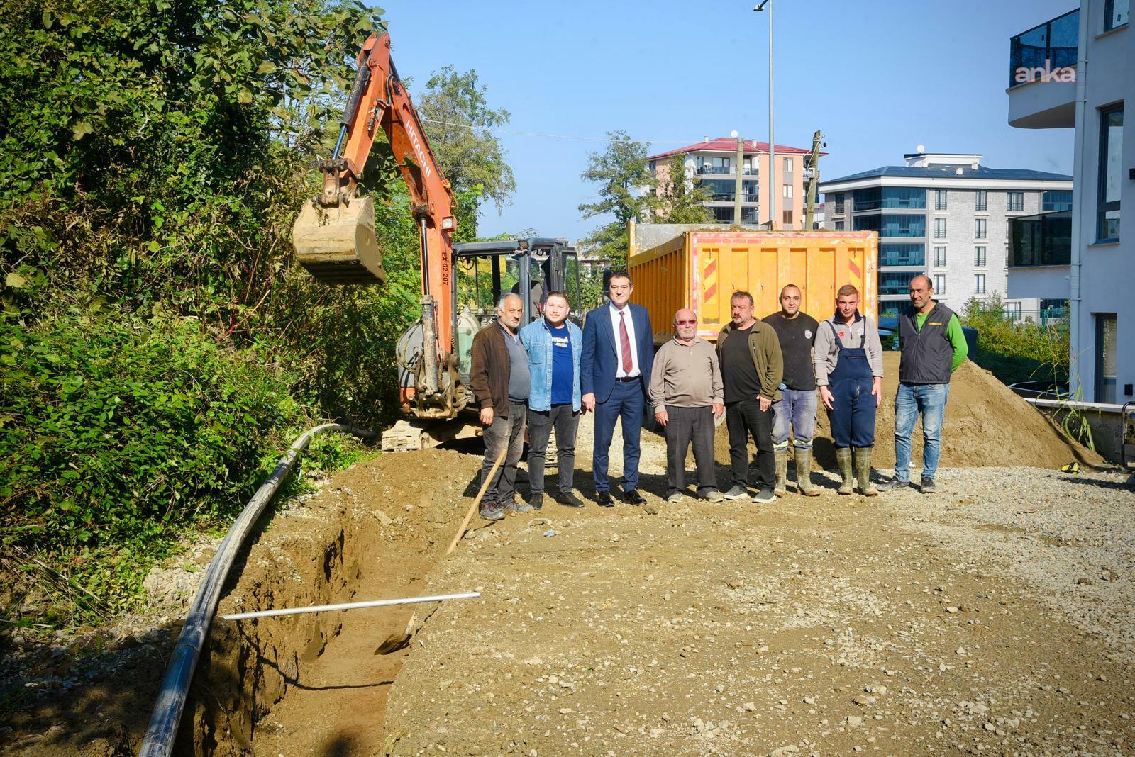 Giresun Belediyesi, içme suyu yatırımlarını sürdürüyor