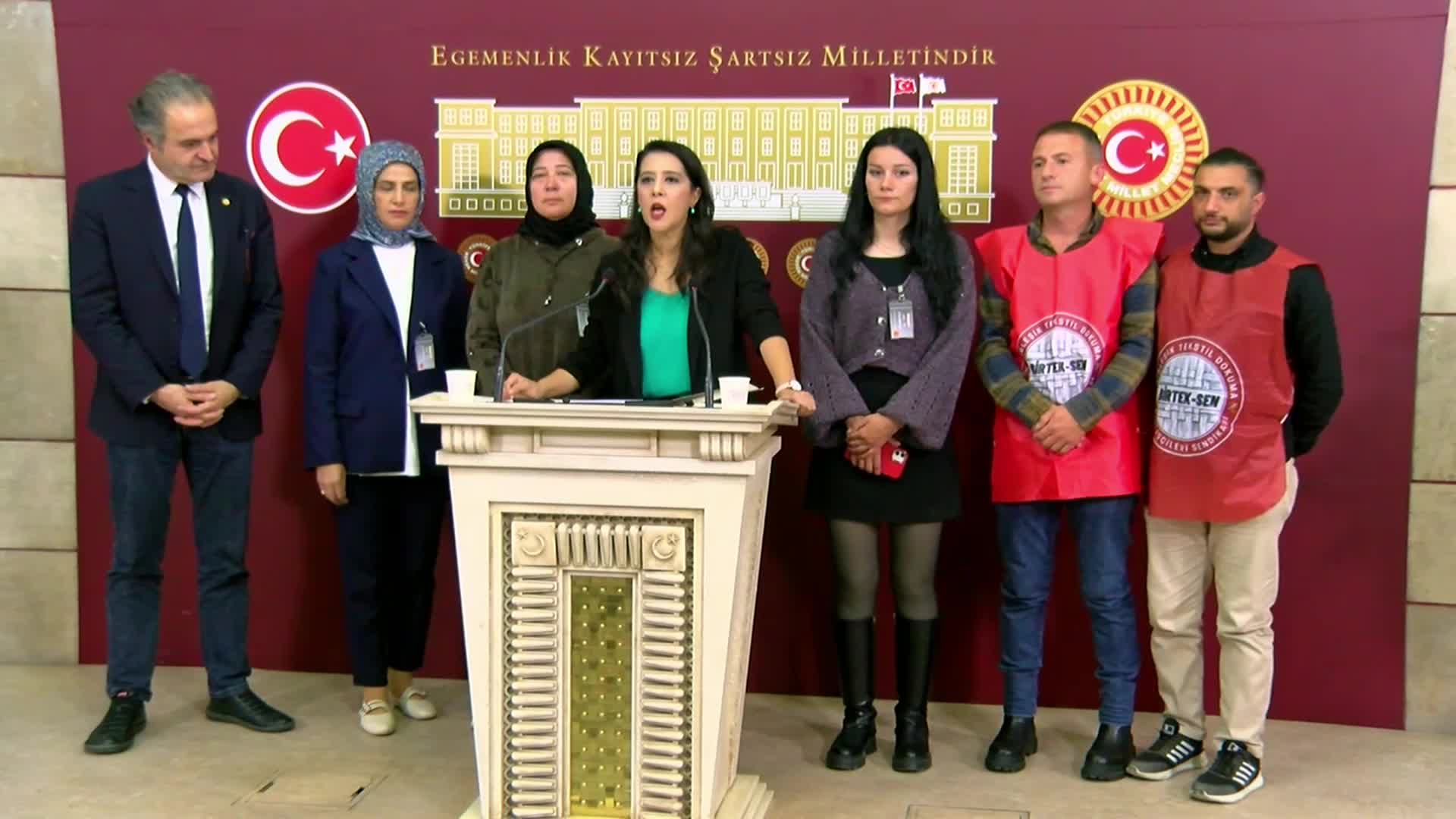 Şık Makas İşçileri Meclis’te... Sevda Karaca: Şık Makas işçilerinin alın terine çökülmesi, sizin de emeğinize çökülmesidir