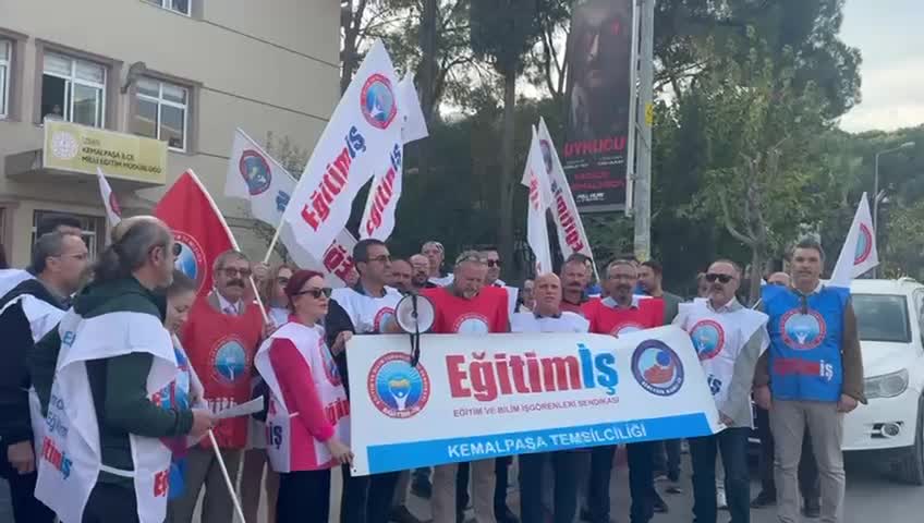 İzmir'de Eğitim İş’ten mobing iddiası: Haksızlığa uğramak istemeyen her öğretmen Eğitim Bir Sen’e üye olmak zorunda mı?