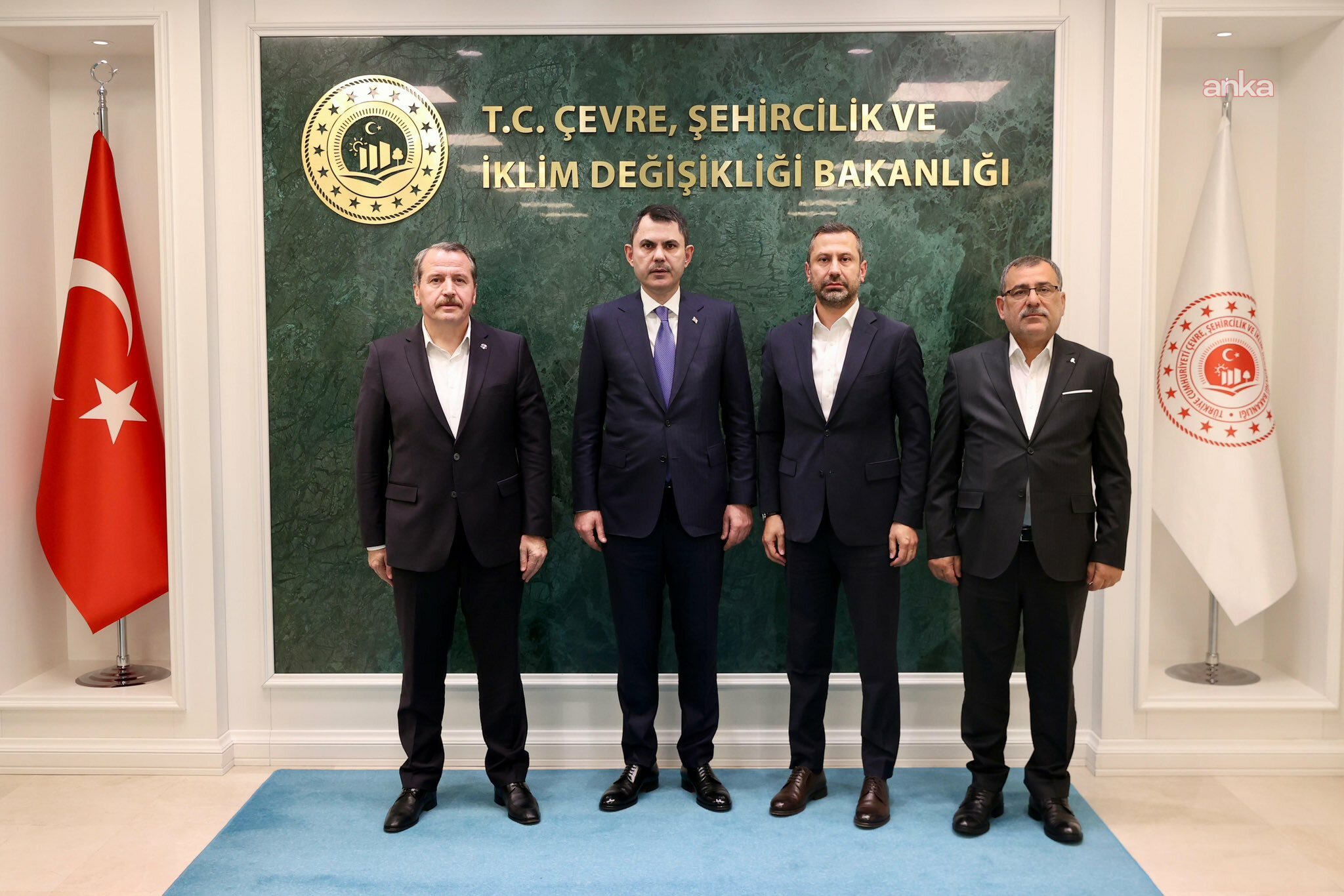 Memur-Sen Genel Başkanı Yalçın'dan Bakan Kurum'a ziyaret