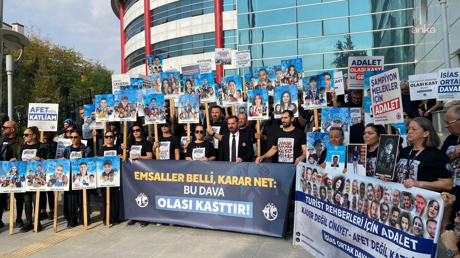 İsias Otel'e ilişkin kamu görevlileri hakkındaki dava... Mağdur aileler: "Mahkeme heyetinden Bolu Kartalkaya ve Adana Alpargün'deki heyetlerin cesaretini göstermesini bekliyoruz"