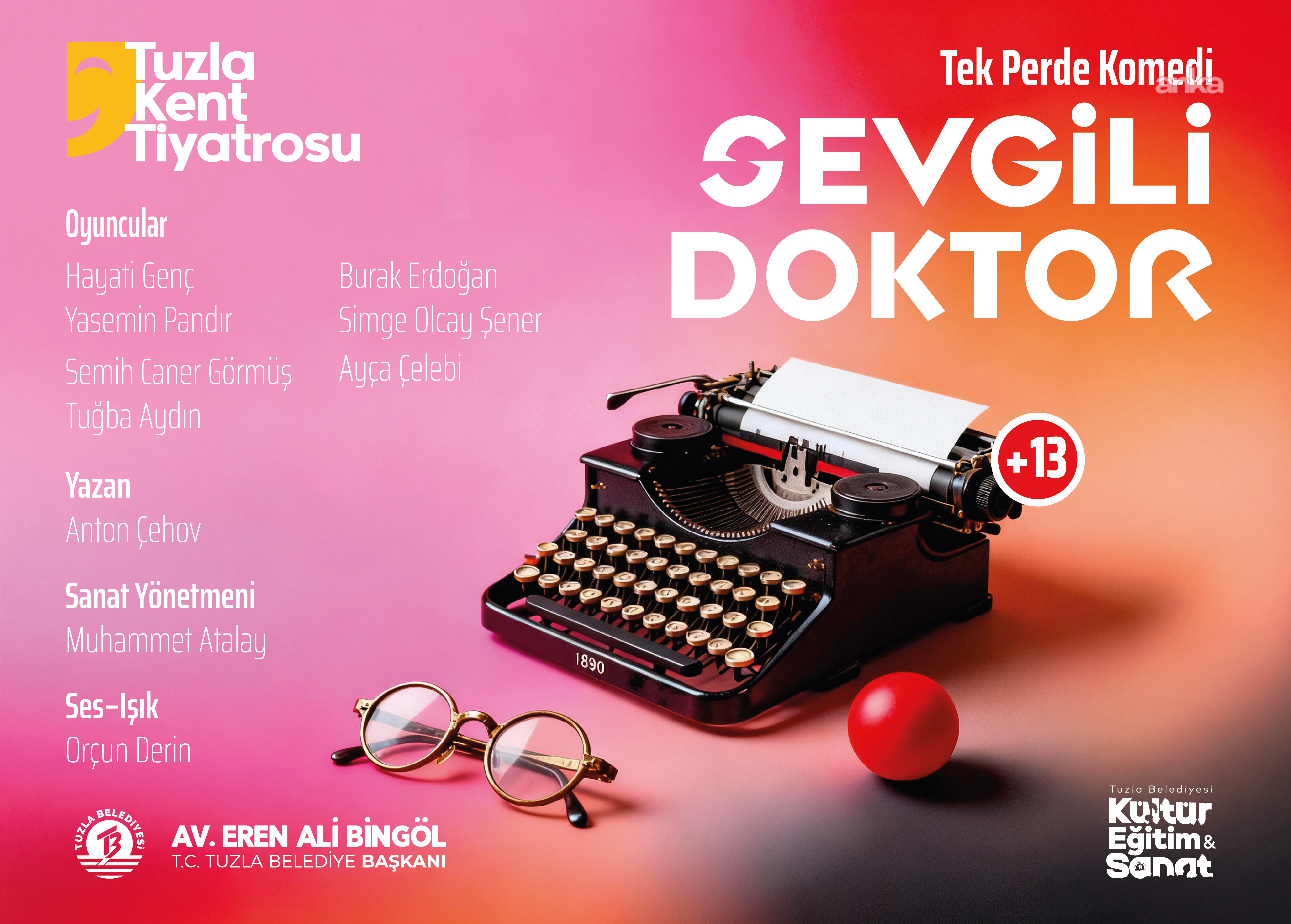Tuzla Yaşam Aydınlı, Çehov’un "Sevgili Doktor" eserine ev sahipliği yapacak