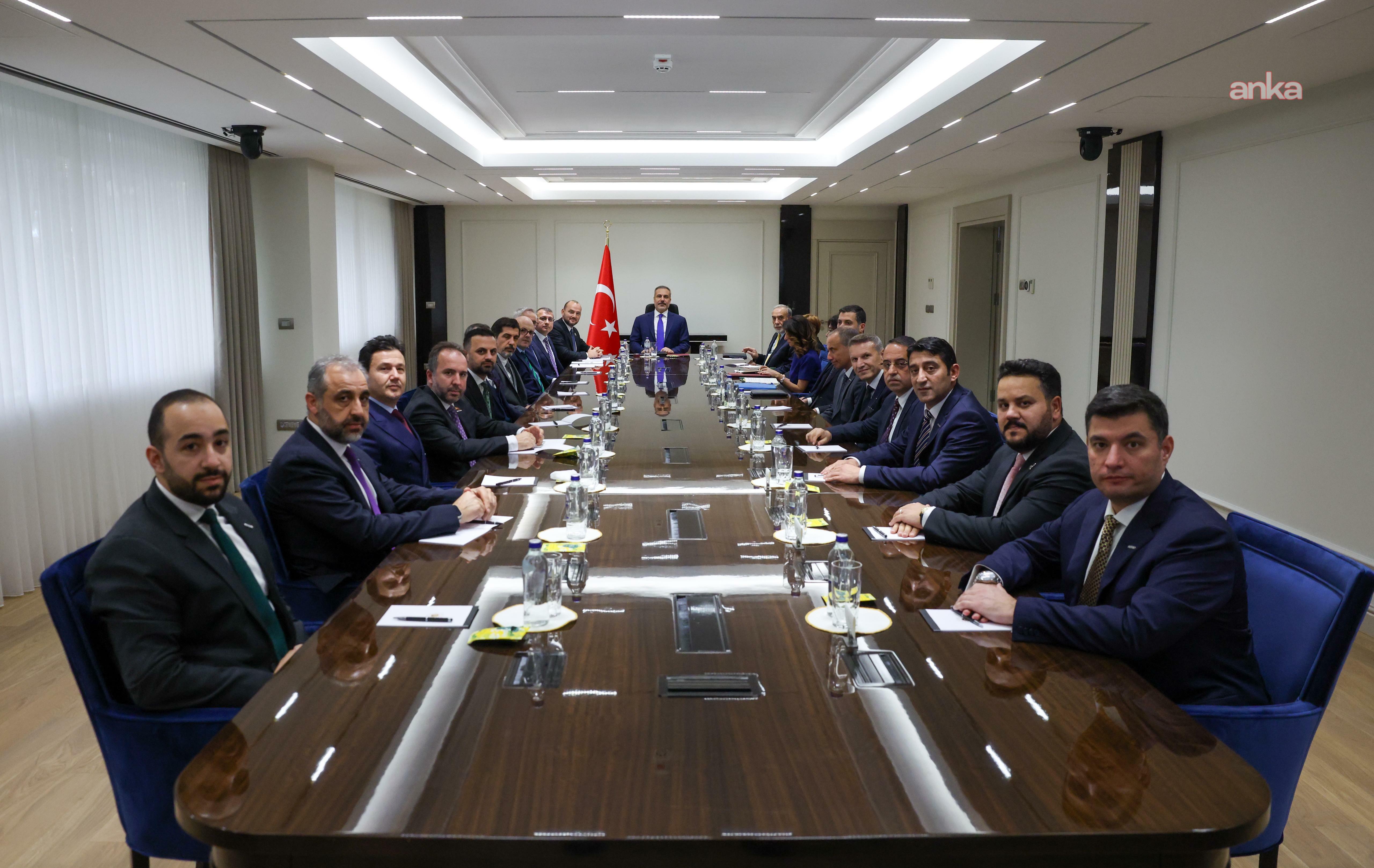 Bakan Fidan, MÜSİAD heyetini kabul etti