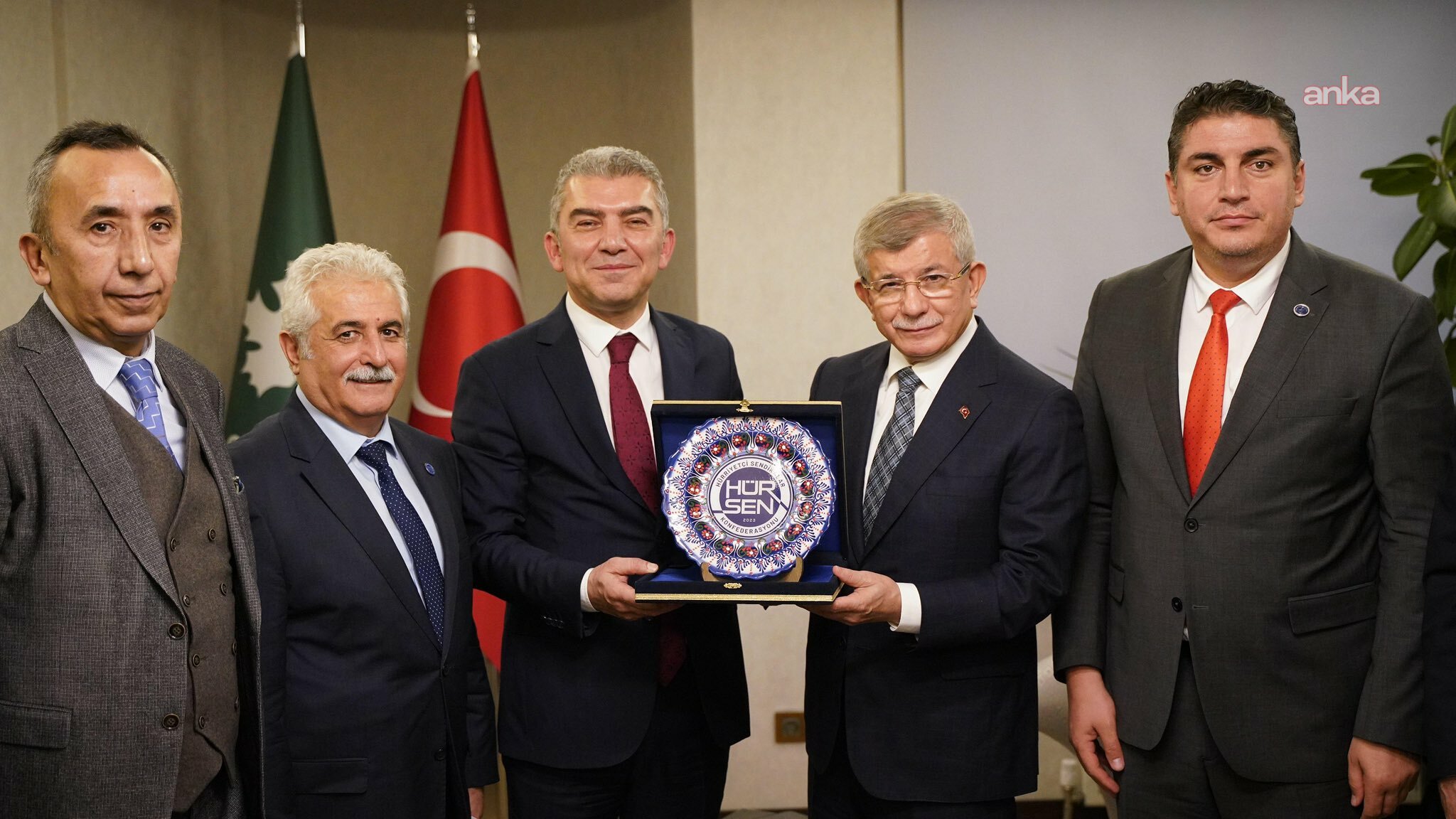 Hürriyetçi Sendikalar Konfederasyonu'ndan Gelecek Partisi'ne ziyaret