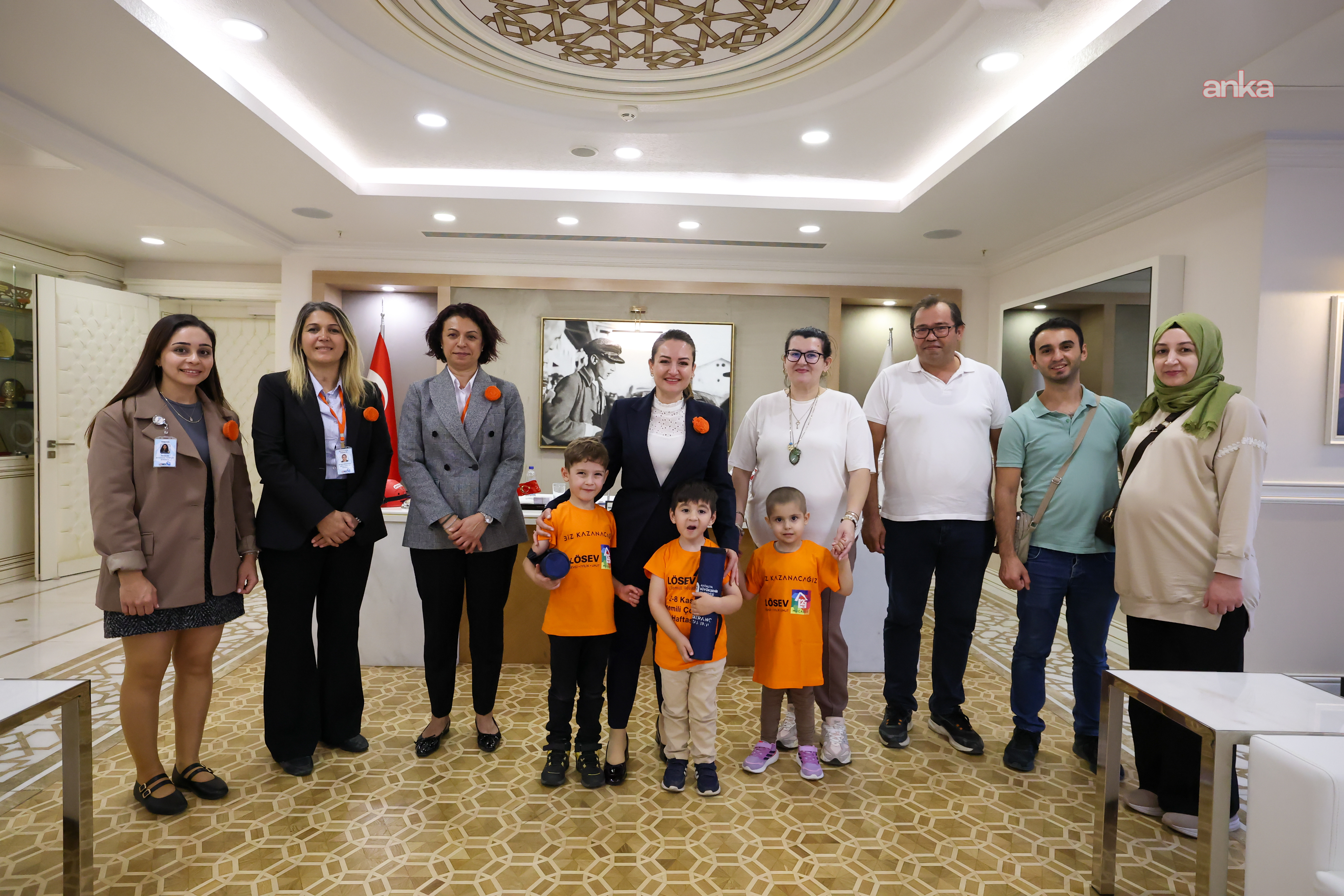 Antalya Büyükşehir Belediyesi Başkan Vekili Özdemir, LÖSEV’li çocuklarla buluştu