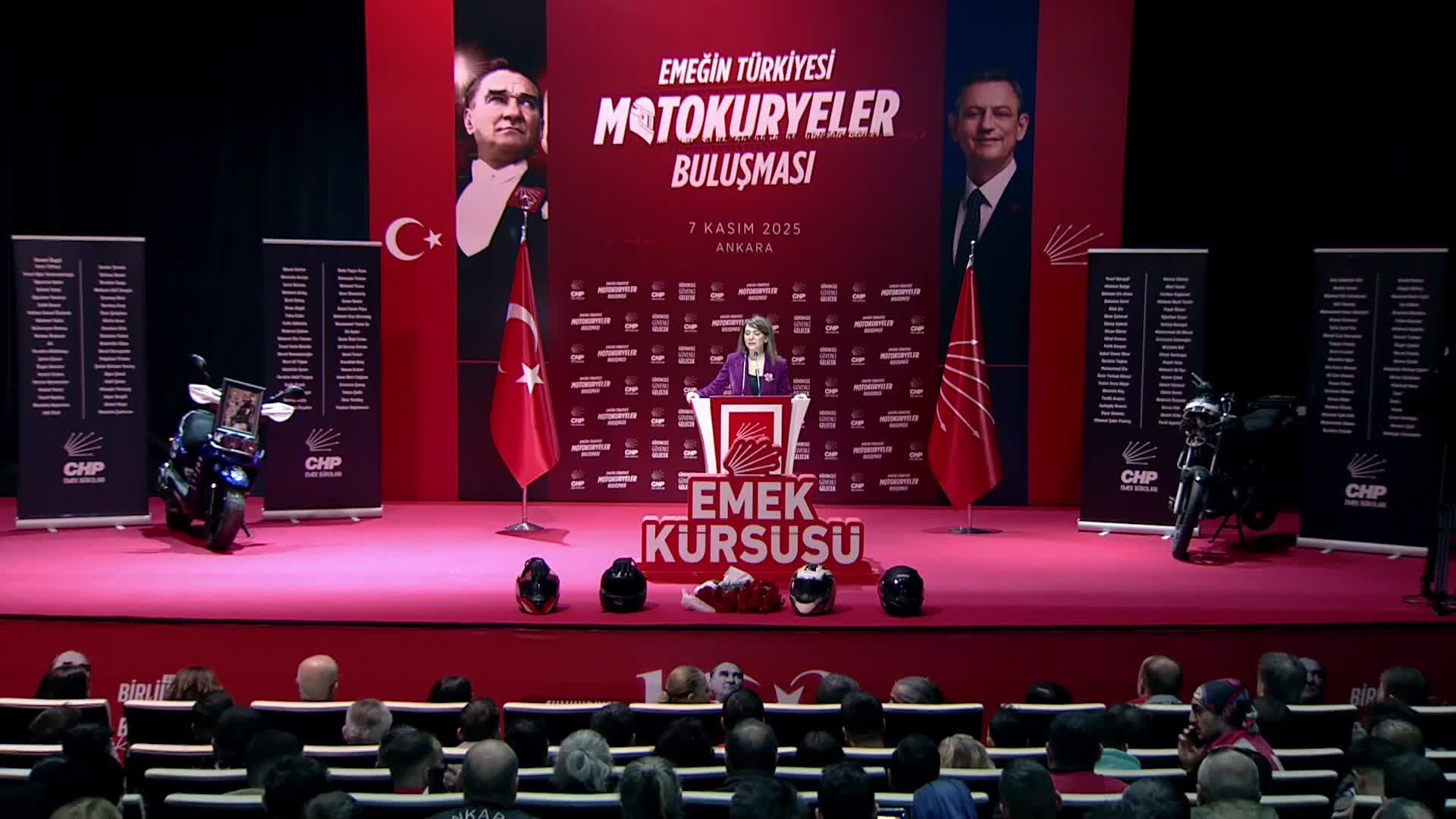 CHP'den motokuryeler buluşması... Motokurye Karakoç: "Biz her sokağa çıktığımızda ailelerimizle vedalaşıyoruz çünkü bir daha bu şansımız olmayabilir"
