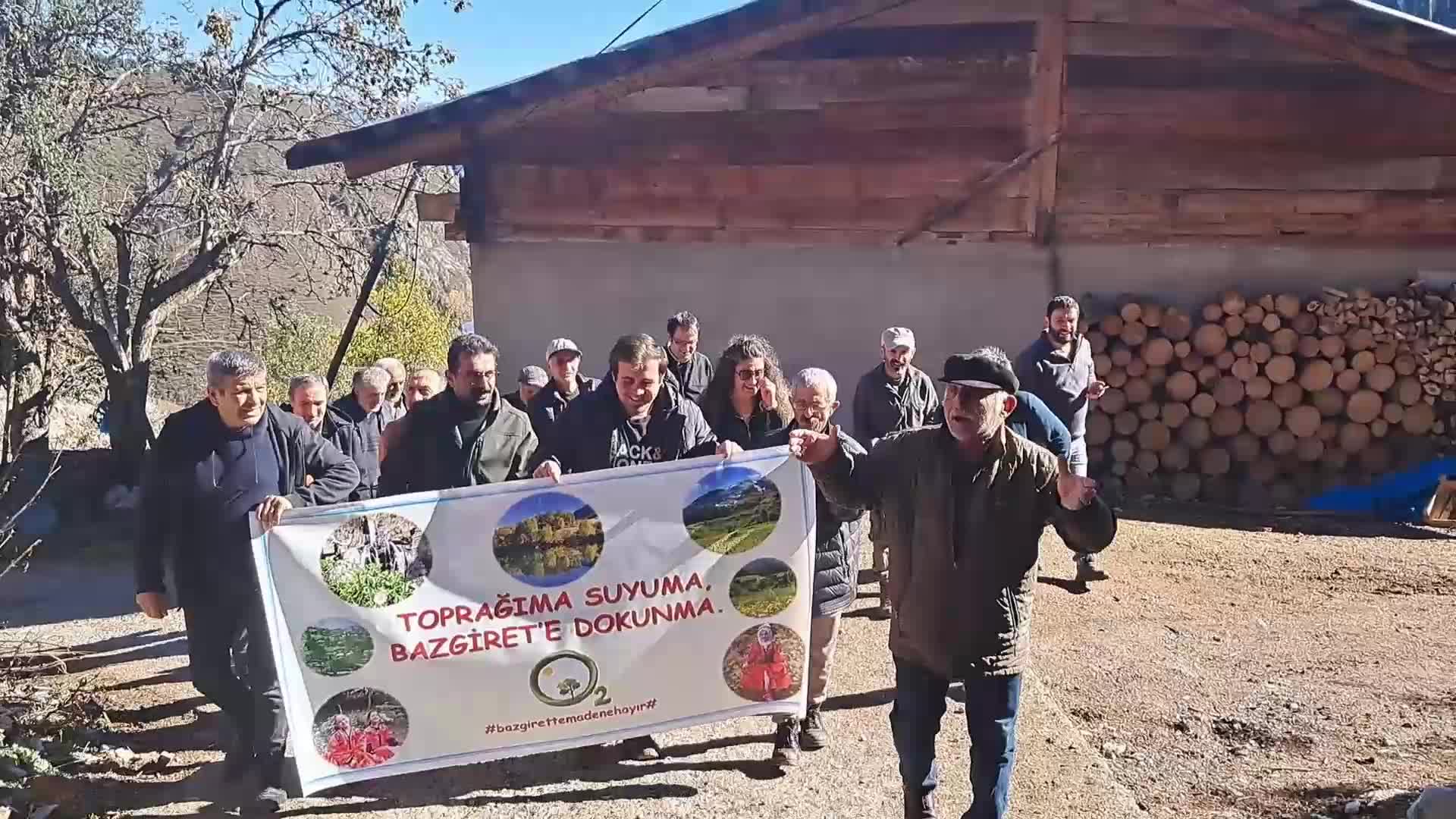 Bazgiret’te madene karşı tepki artıyor: Bu topraklardan beslendik, şimdi onları korumak için mücadele edeceğiz