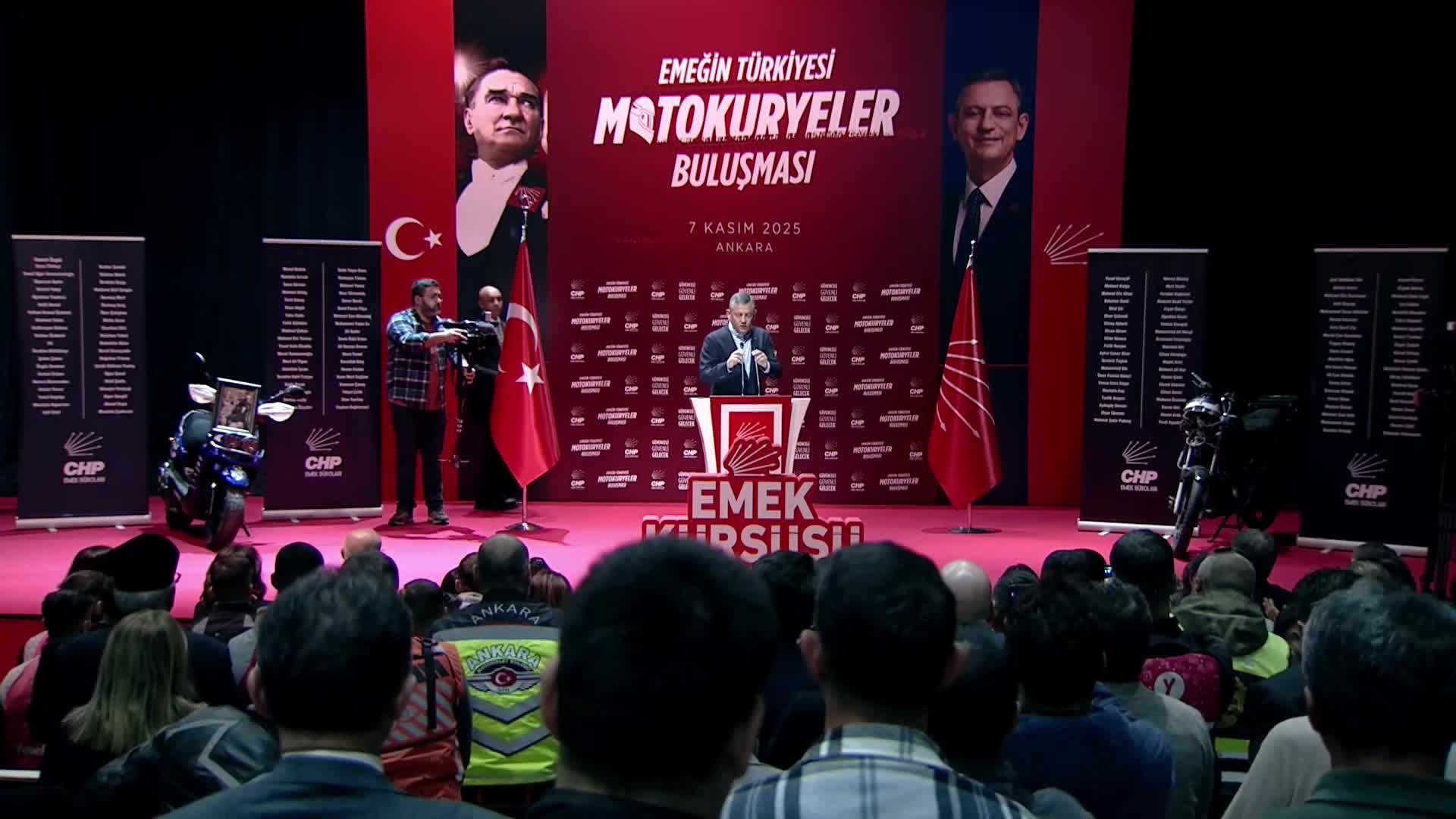 CHP'den motokuryeler buluşması... Özgür Özel: Motokuryeler için MTV sıfırlanmalı