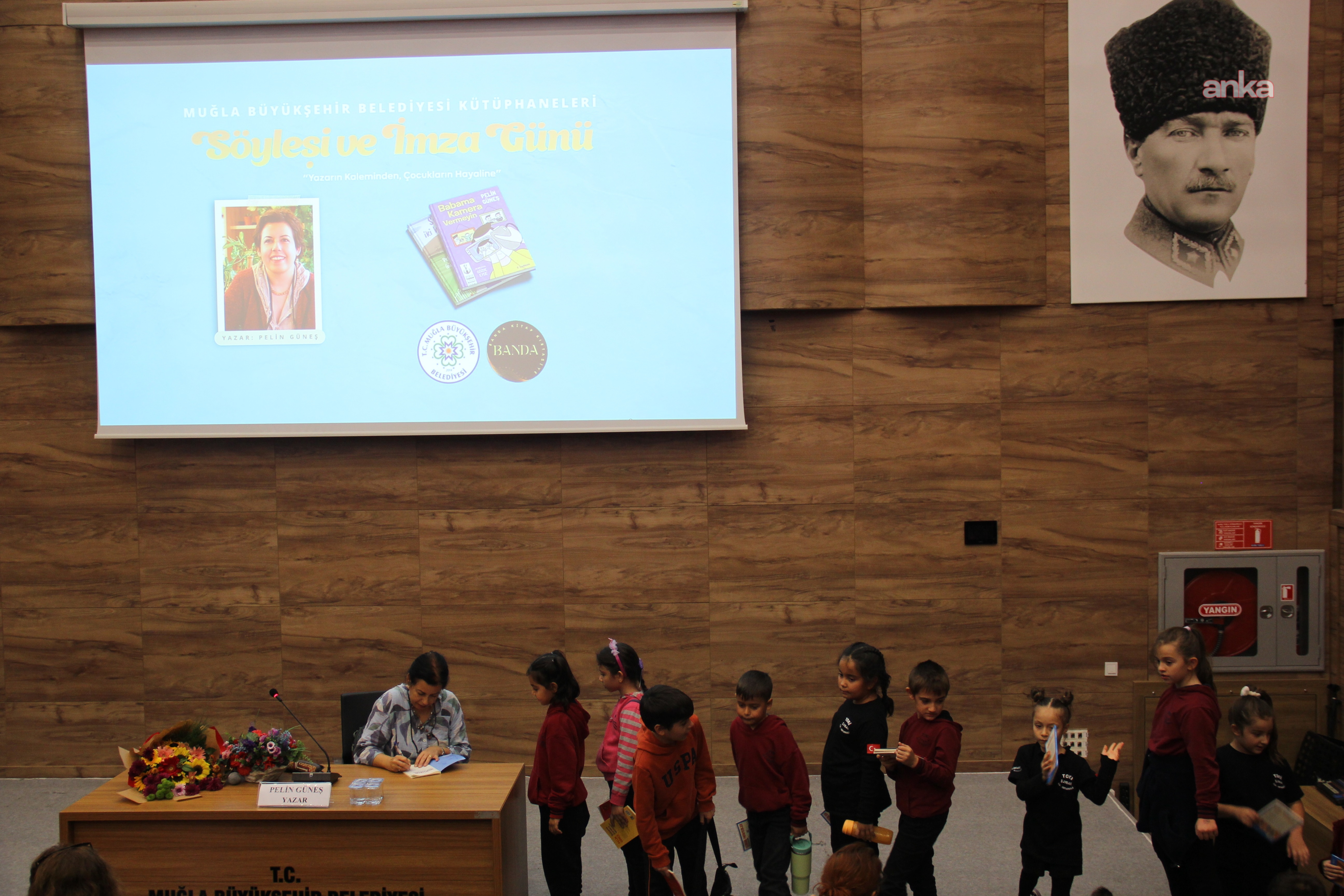 Yazar Pelin Güneş, Muğlalı çocuklarla buluştu
