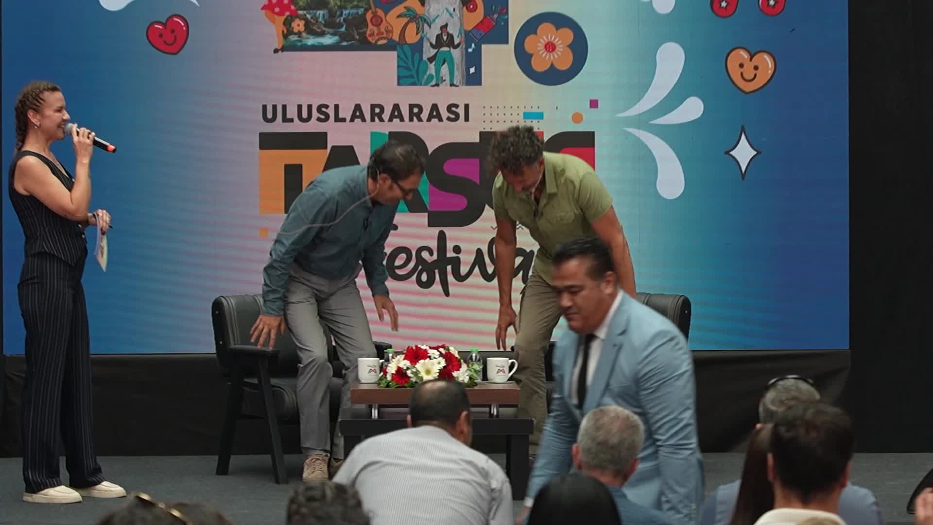 Mersin Büyükşehir Belediyesi'nin düzenlediği Tarsus Festivali’nde söyleşiler yoğun ilgi gördü