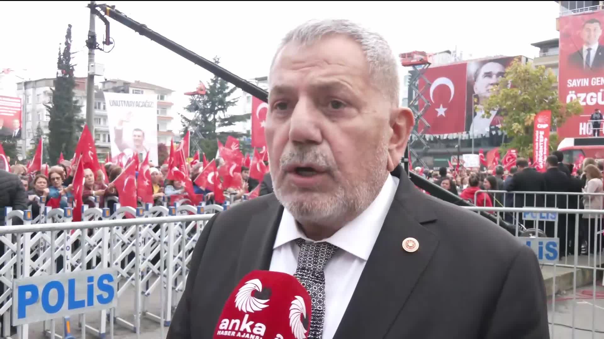 CHP'nin "Millet İradesine Sahip Çıkıyor" mitingi Ordu'da...  Tahsin Ocaklı:  Bu seçmen Ekrem Başkan'ı özgürleştirmek için, kurulması gereken hukuk düzenini bizim iktidarımız aracılığıyla kurar