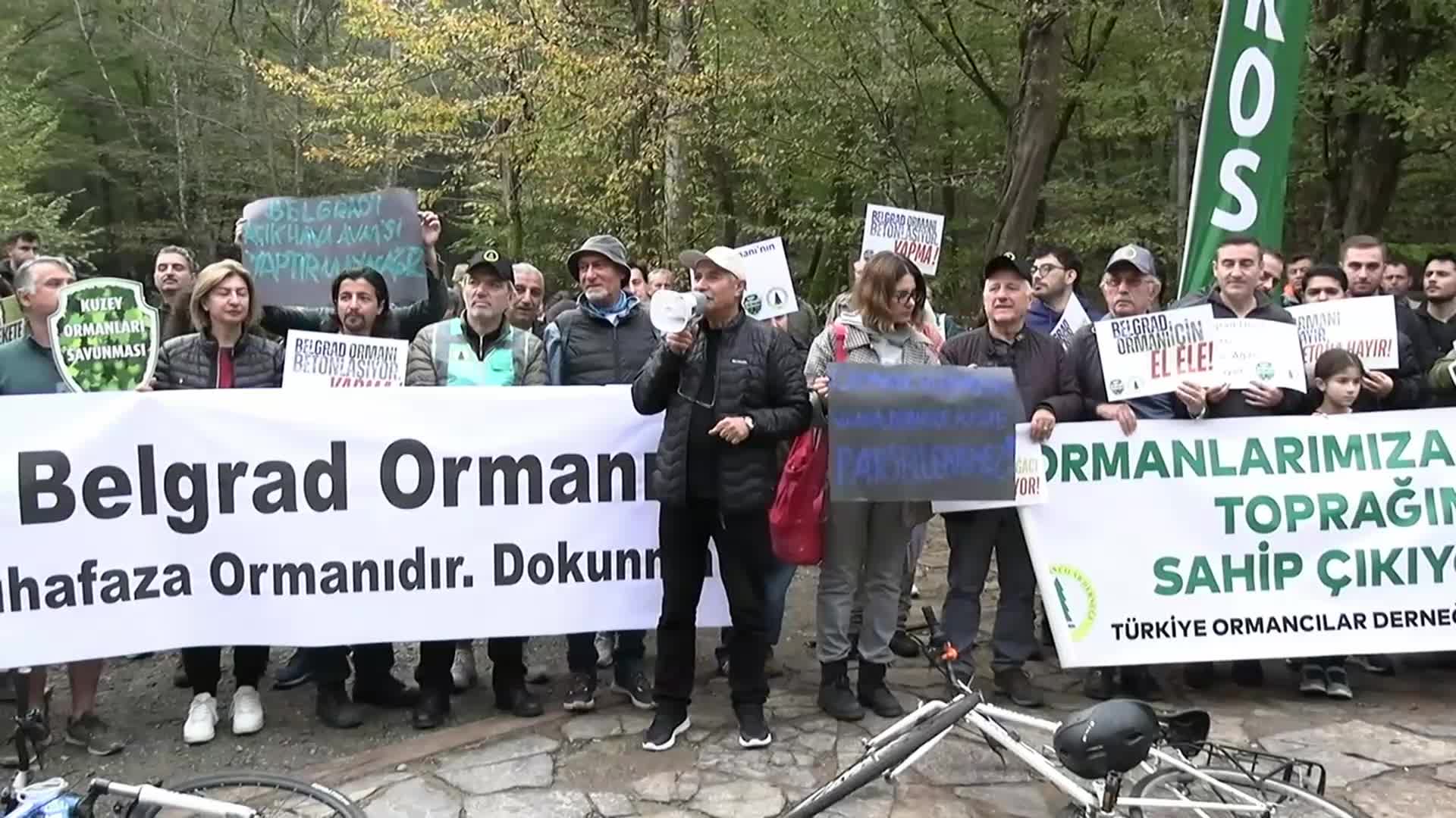 Belgrad Ormanı için yürüdüler... “1 milyon hektar alan ormancılık dışı kullanıma açıldı, artık ormana dönmesi mümkün değil”