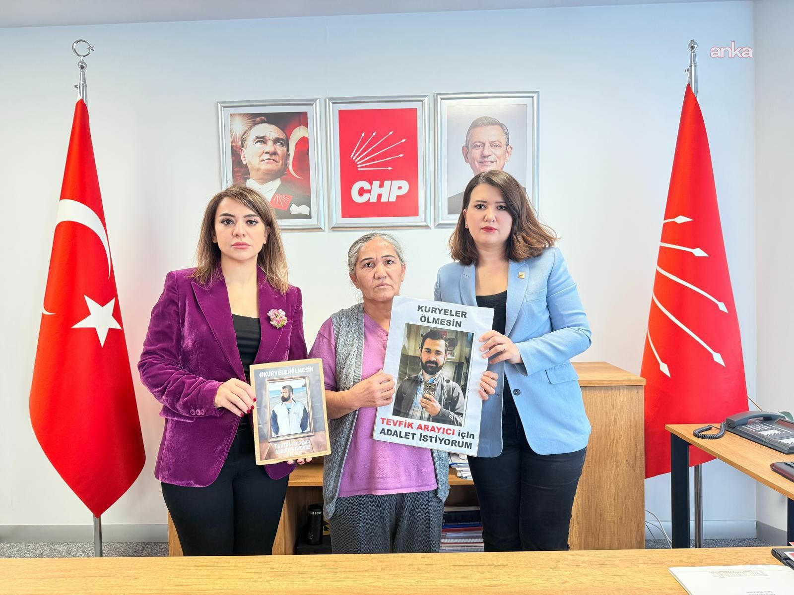 CHP Genel Başkan Yardımcıları Taşcıer ve Gökçen'den trafik kazasında ölen moto kurye Arayıcı için adalet çağrısı