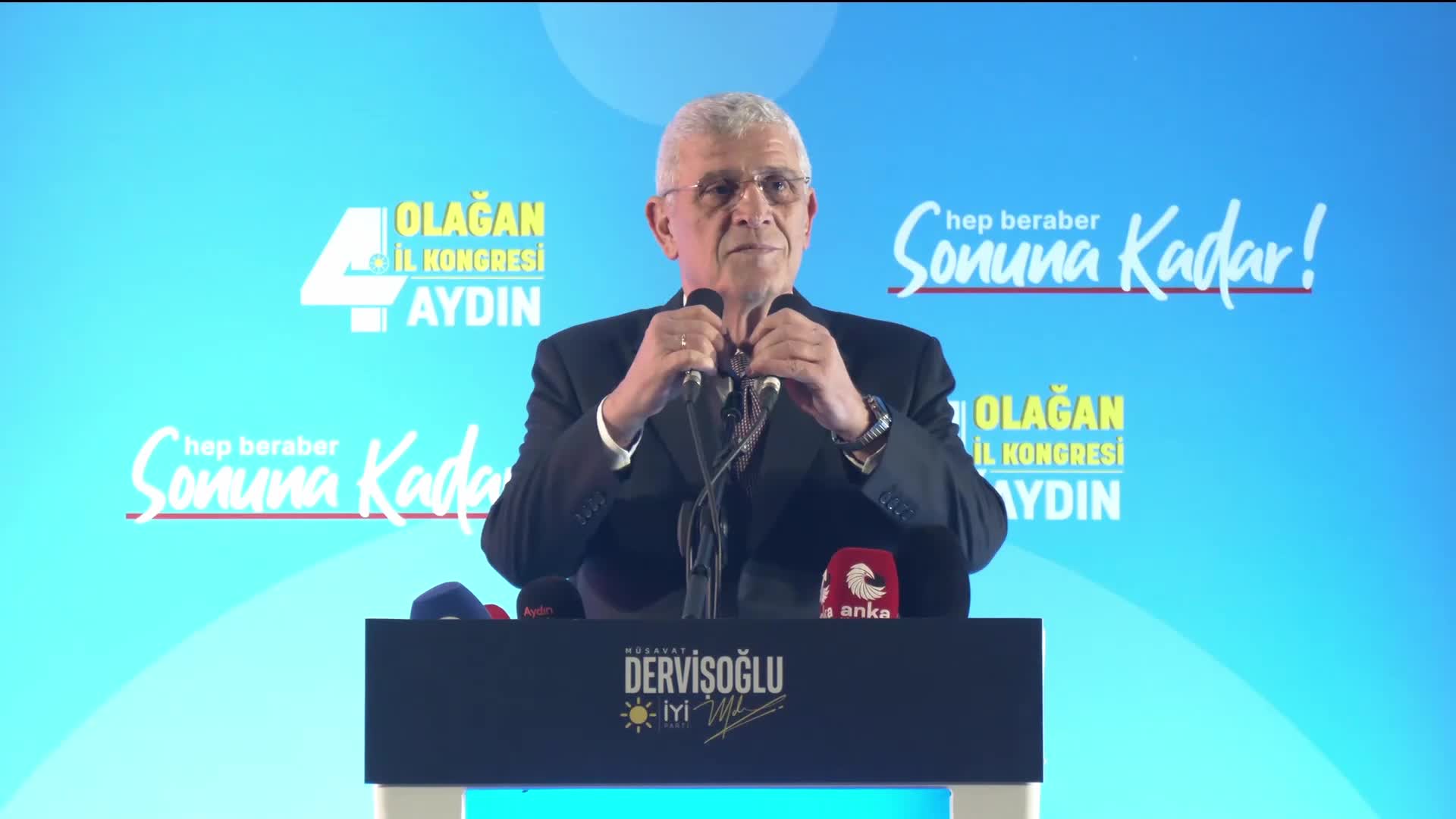 İYİ Parti Aydın 4. Olağan İl Kongresi… Genel Başkanı Dervişoğlu: "Tuzaklara karşı saflarınızı sıklaştırın, aranıza şeytan bile almayın"