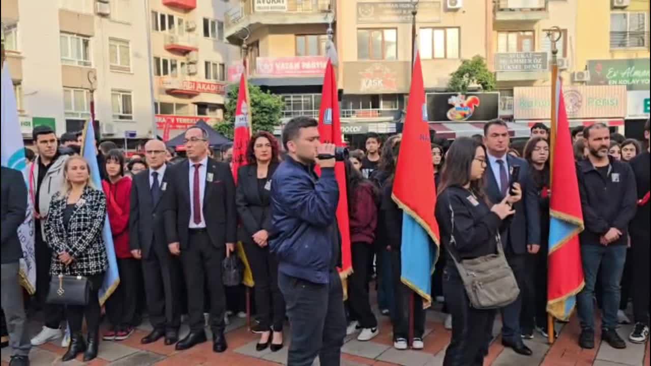 Büyük Önder Atatürk'ü anıyoruz... Nazilli'de Atatürk'ü anma töreni düzenlendi