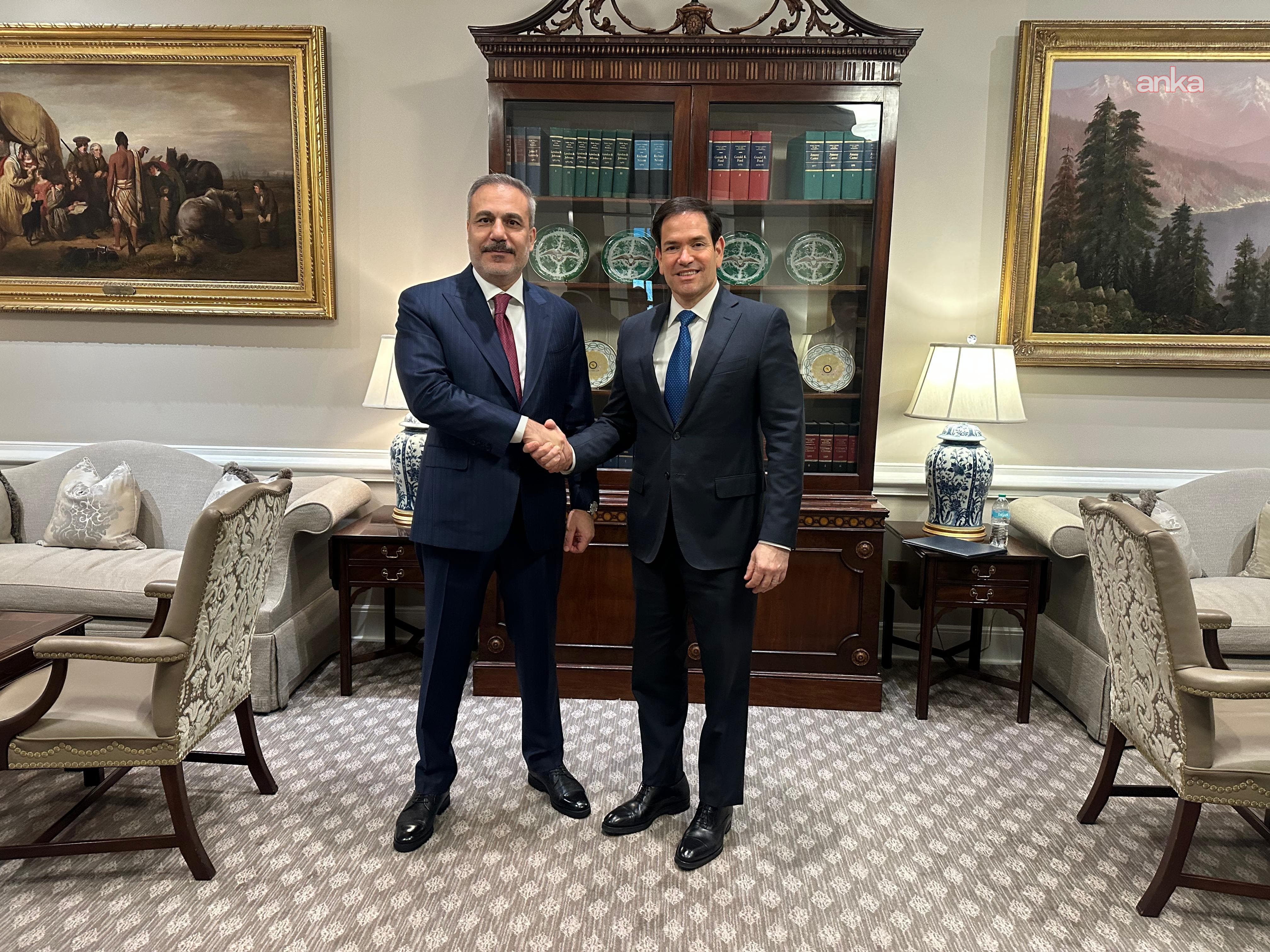 Dışişleri Bakanı Fidan, Washington'da ABD Dışişleri Bakanı Rubio ile görüştü