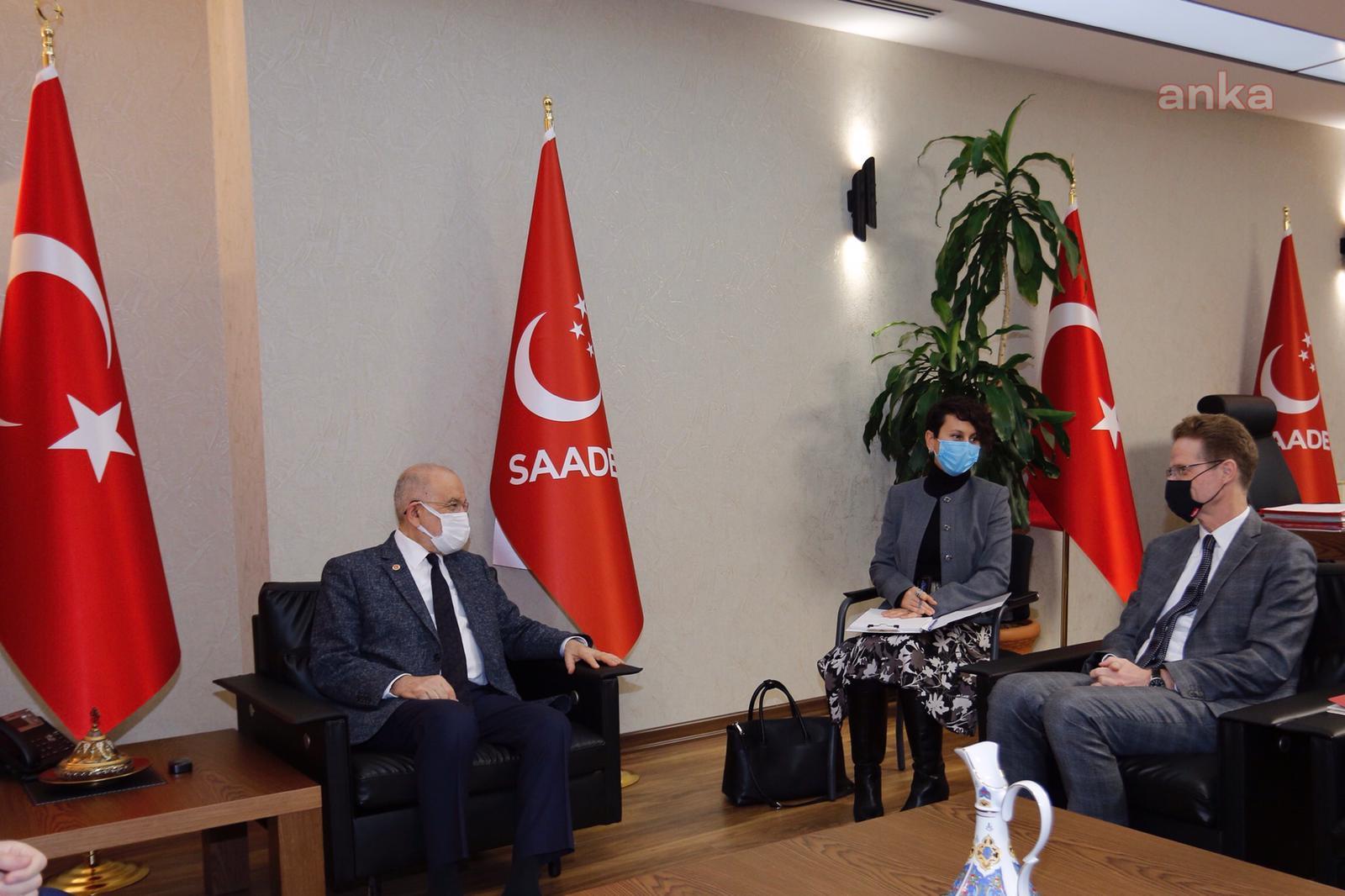 KARAMOLLAOĞLU, AVRUPA BİRLİĞİ DELEGASYONU BAŞKANI BÜYÜKELÇİ LANDRUT İLE GÖRÜŞTÜ