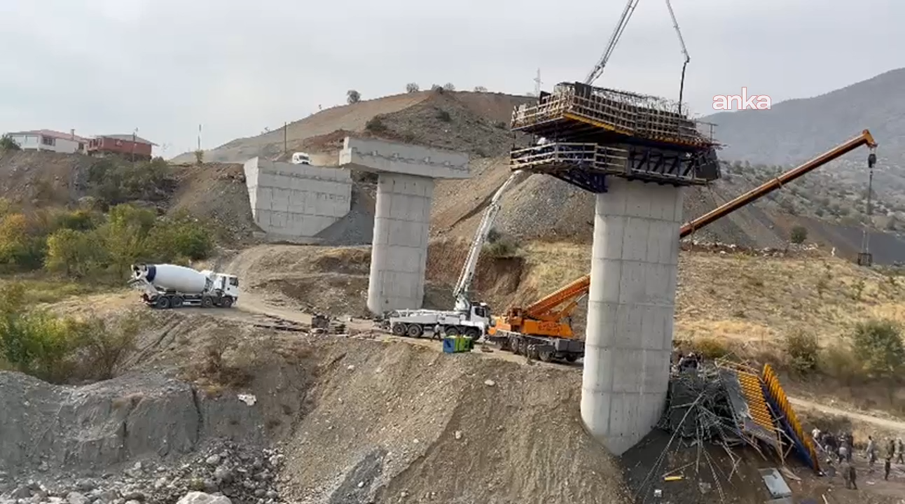 Diyarbakır’da viyadük inşaatında çökme: 3 işçi öldü, 2 işçi ağır yaralandı