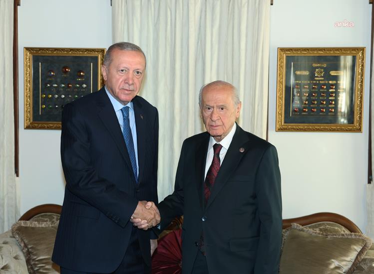 Cumhurbaşkanı Erdoğan, MHP Genel Başkanı Bahçeli ile bugün görüşecek