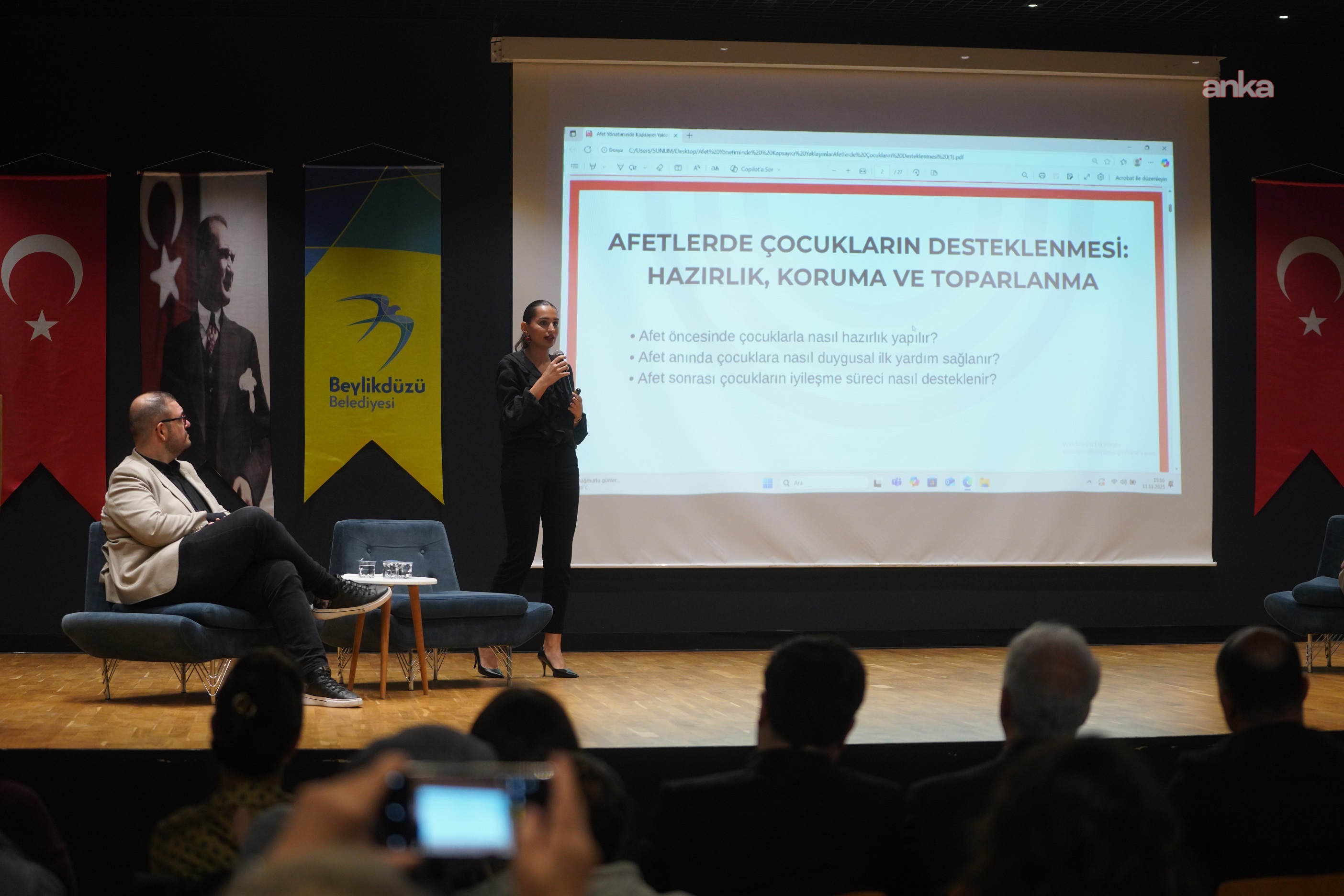 Beylikdüzü’nde afet yönetiminde kadın ve çocuk odağı konuşuldu