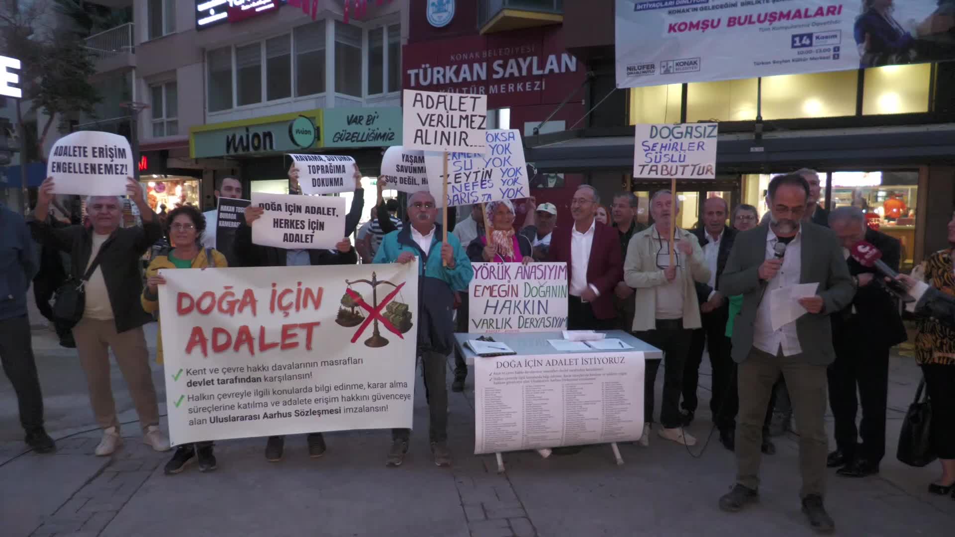 “Doğaya Adalet Çağrıcıları” adı altında toplanan sivil toplum kuruluşlarından ‘çevre davaları’ için imza kampanyası... “Doğa İçin Adalet”