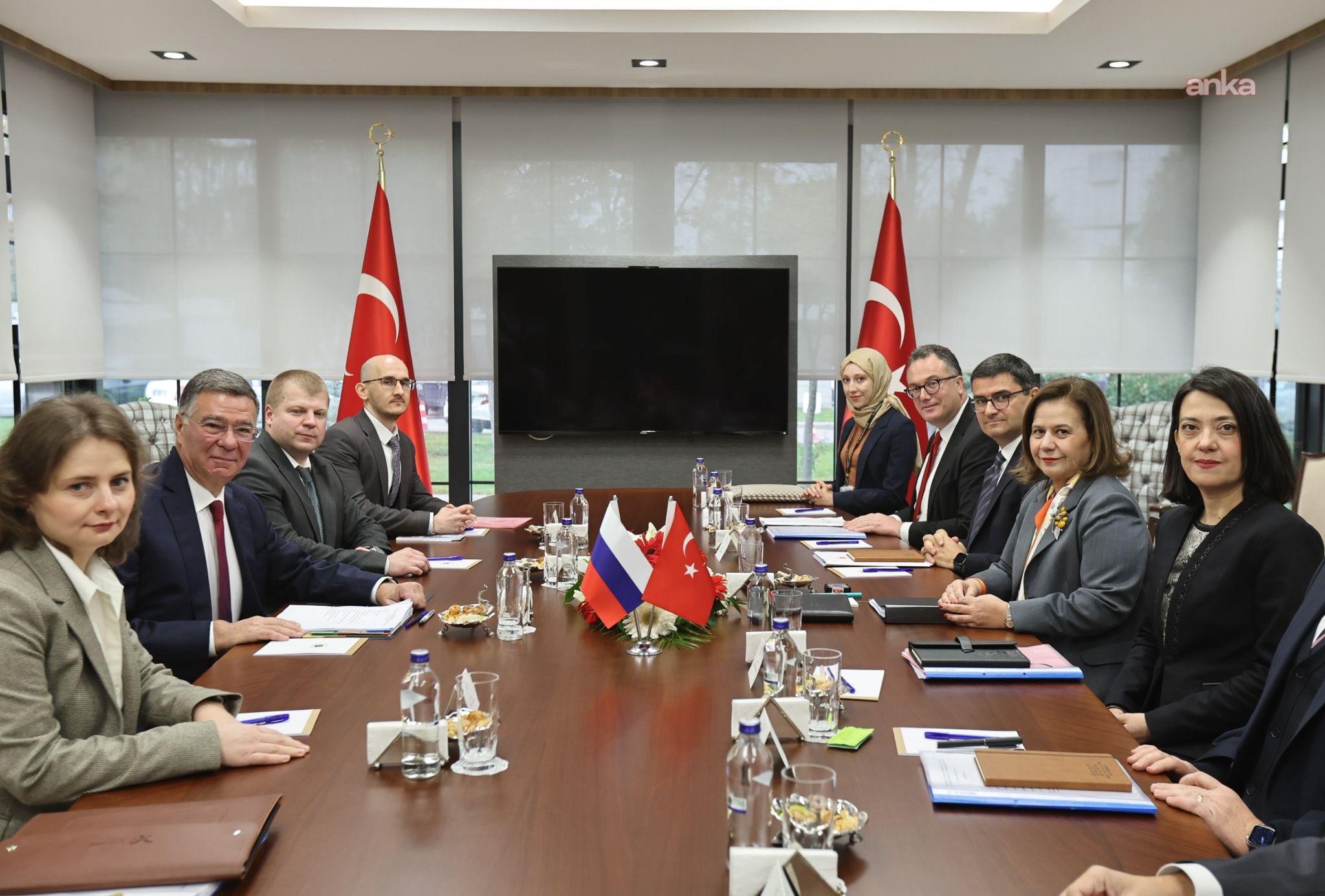 Bakan Yardımcısı Ekinci, Rusya Dışişleri Bakan Yardımcısı Pankin ile görüştü