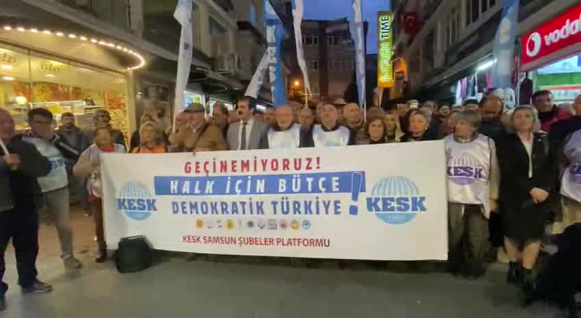KESK Samsun Şubeler Platformu: "2026 bütçesi tarihinin en ağır rant bütçesidir”