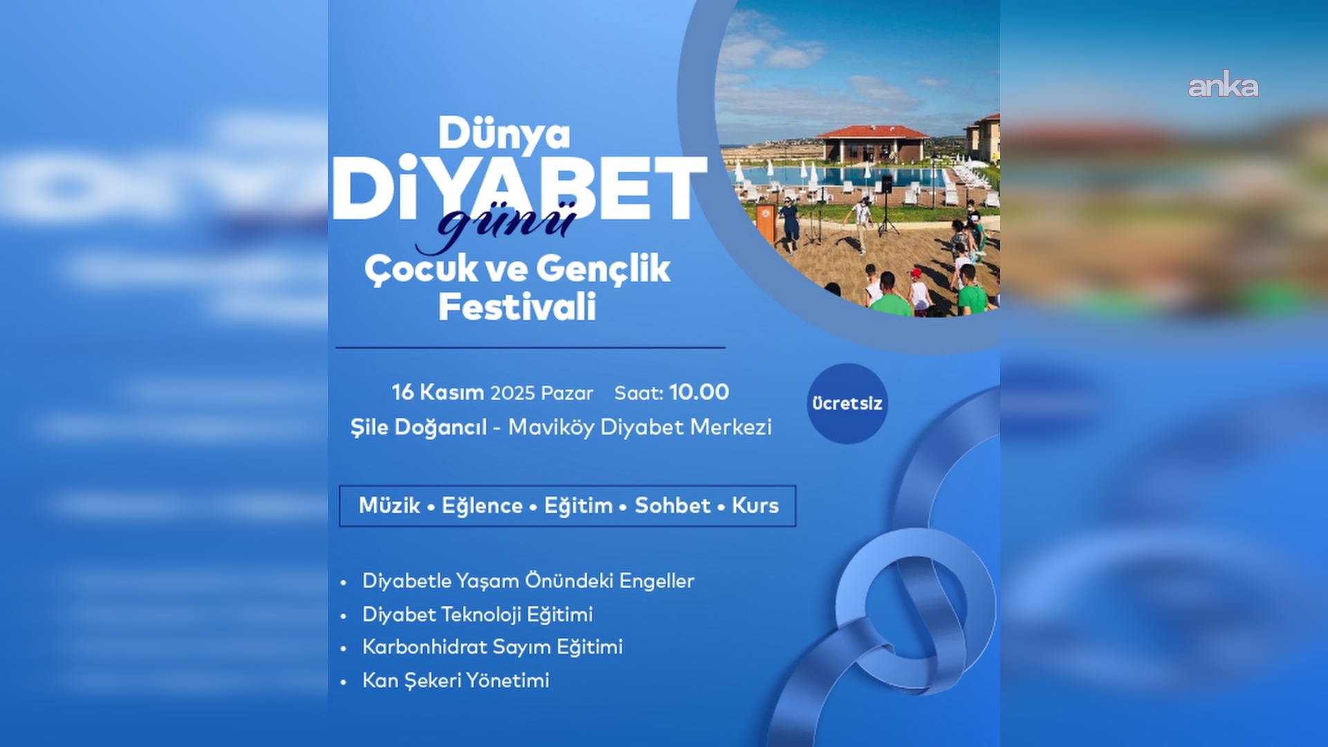 Ataşehir Belediyesi’nden “Dünya Diyabet Günü Çocuk ve Gençlik Festivali”