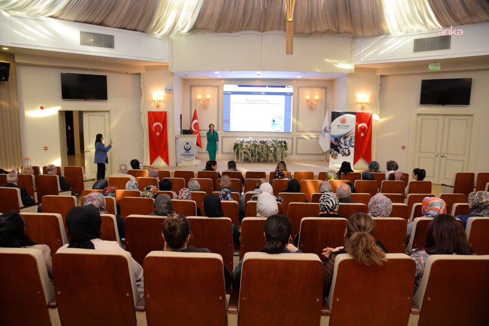 Kahramankazan'da Diyabet Haftası dolayısıyla seminer düzenlendi
