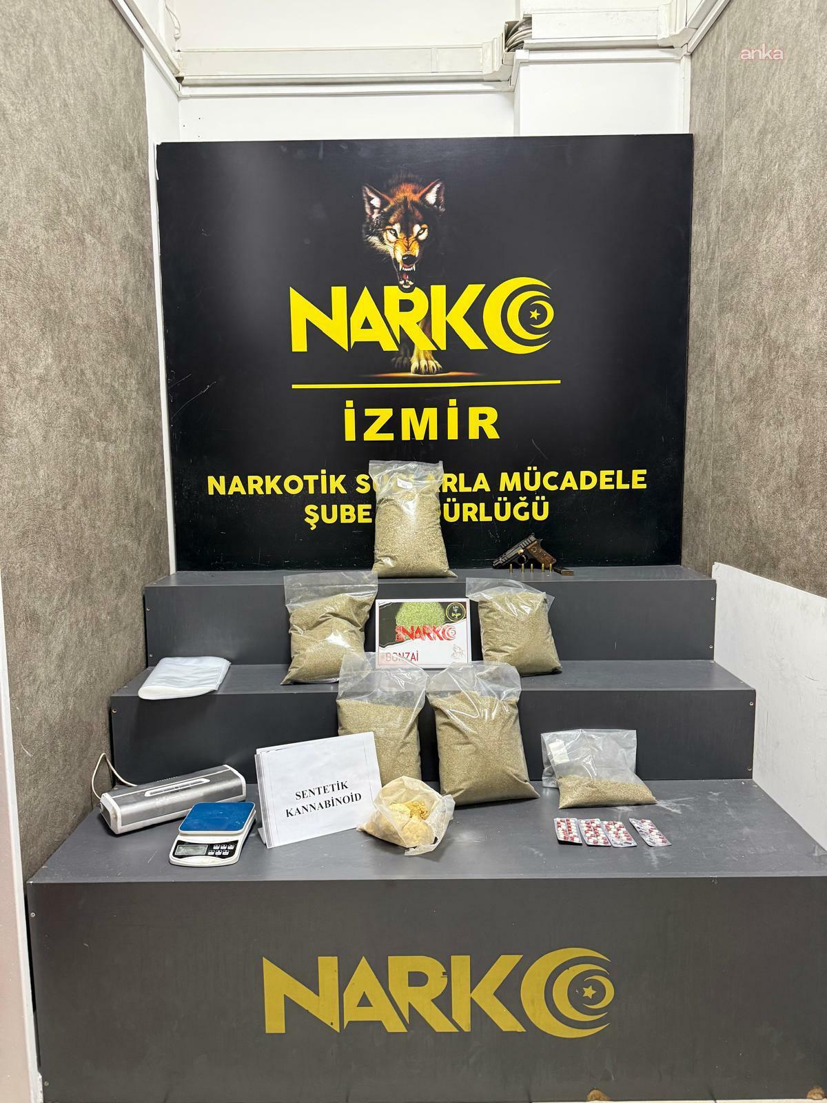 İzmir’de 7 kilogram uyuşturucu ele geçirildi
