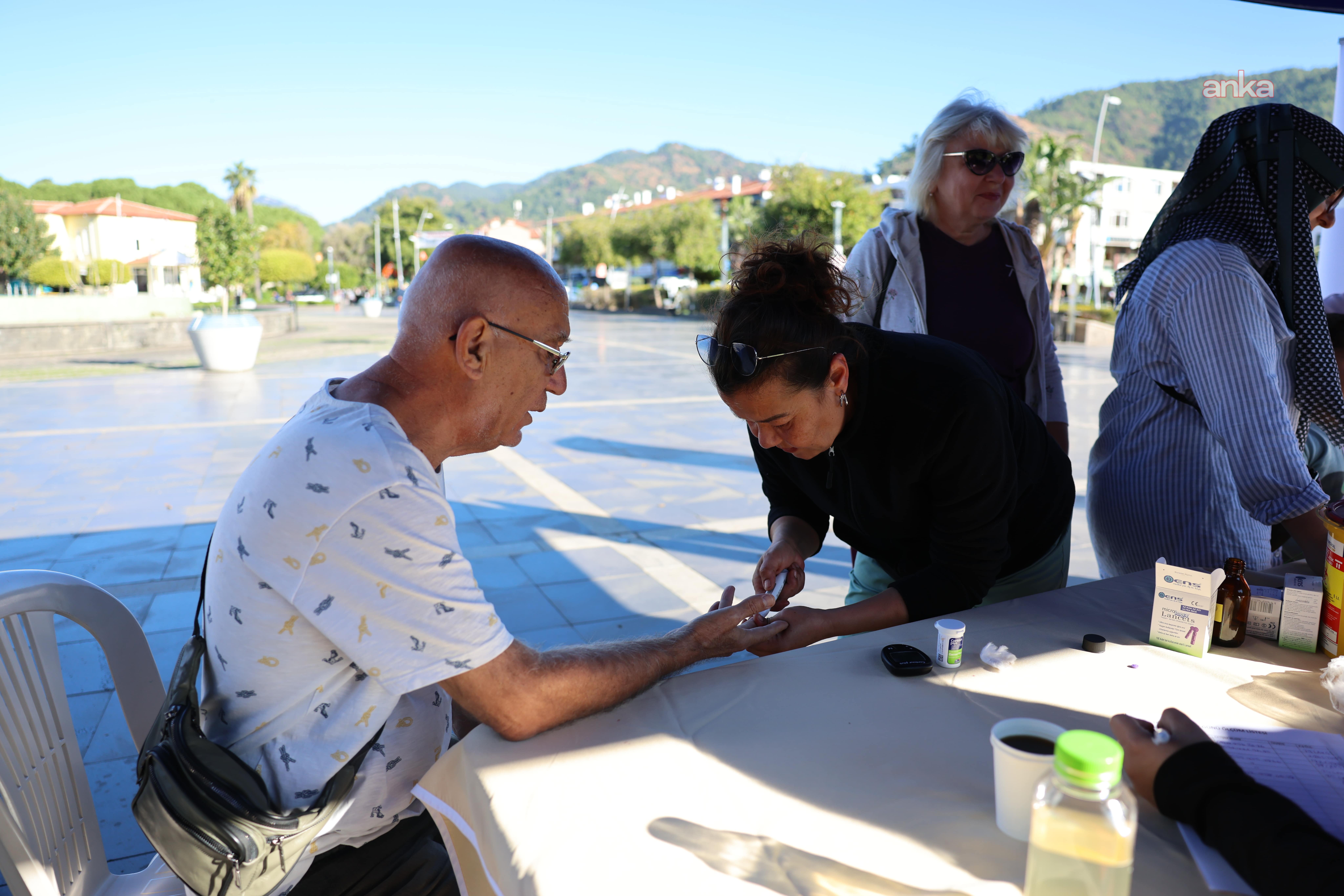 Marmaris Belediyesi'nden vatandaşlara ücretsiz diyabet taraması