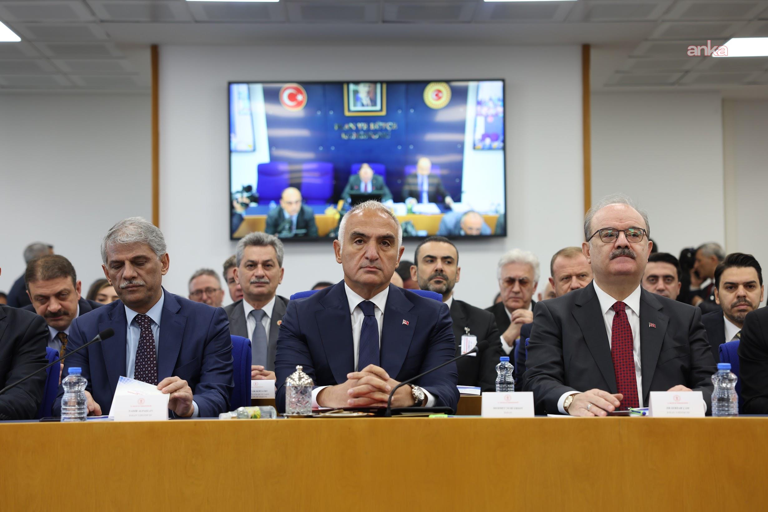 2026 bütçesi Plan ve Bütçe Komisyonu'nda... Bakan Ersoy: Ankara Büyükşehir Belediyesi ile bizim konser maliyetlerimiz açısından arada çok ciddi bir fark var